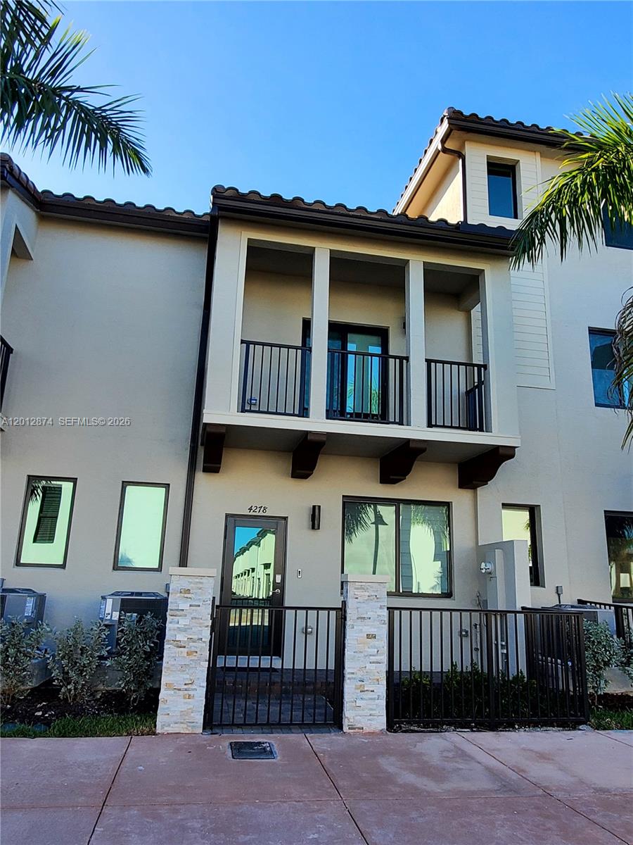 Stunning  2 story townhouse located in one of Miami’s fastest-growing areas, known for its modern lifestyle, top rated schools, and vibrant atmosphere.The property offers 1,431 sq ft of living space, featuring 3 spacious bedrooms and 2.5 bathrooms. The primary suite including a walk-in closet, high quality laminate wood flooring, and large windows that fill the space with natural light, along with a private balcony.The modern kitchen, designed for both functionality and style, is equipped with stainless steel appliances, elegant cabinetry, quartz countertops, and a convenient breakfast area.Additional features include a fully equipped laundry area and a 2 car garage. The home also incorporates smart technology, including a smart doorbell, lighting system, and smart locks, providing a secure and comfortable living environment.The community offers a resort style clubhouse with excellent amenities, perfect for enjoying a high-quality lifestyle.Ideally located near public transportation, restaurants, shopping centers, and major highways, offering easy access to everything Doral has to offer.