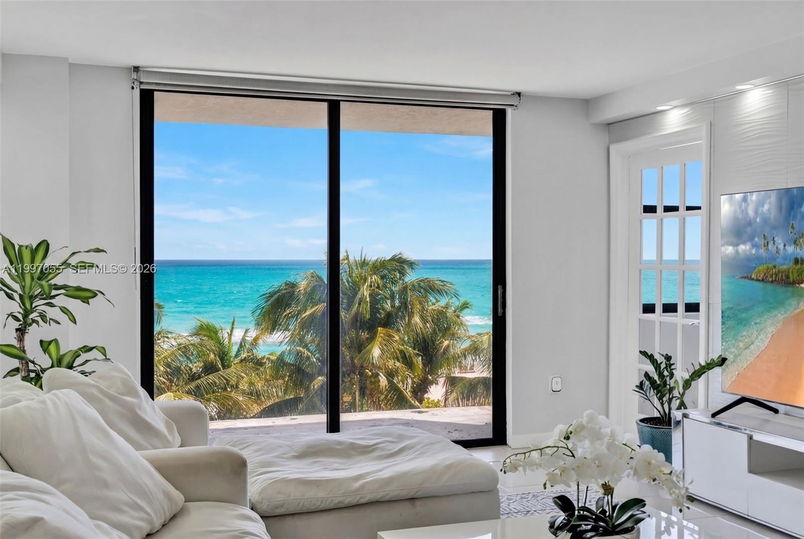 Wake up each morning to breathtaking sunrises over the shimmering Atlantic from this expansive, direct waterfront Miami Beach condo. Spanning over 1,500 square feet, this spacious retreat offers the ultimate in oceanfront living, where every day feels like a getaway. Imagine sipping your morning coffee on your private balcony, the salty breeze and soothing sound of waves setting the tone for your day. Step outside and find yourself just steps from the iconic Miami Beach Boardwalk, perfect for morning jogs, leisurely strolls, or soaking up the lively energy of this world-renowned destination. With pristine sandy beaches right at your doorstep, you’ll experience a lifestyle where relaxation and adventure coexist. Whether you’re sunbathing, swimming, or simply enjoying the view, the ocean is always calling. This condo isn’t just a home, it’s a lifestyle. Perfectly located, you’re minutes from the vibrant energy of South Beach, the upscale elegance of Bal Harbour, and an array of top-tier restaurants, chic hotels, and trendy hotspots. The seamless blend of beachfront tranquility and urban convenience makes this property a rare gem. Don’t miss your chance to own a slice of paradise in the heart of Miami Beach. Oceanfront living awaits!