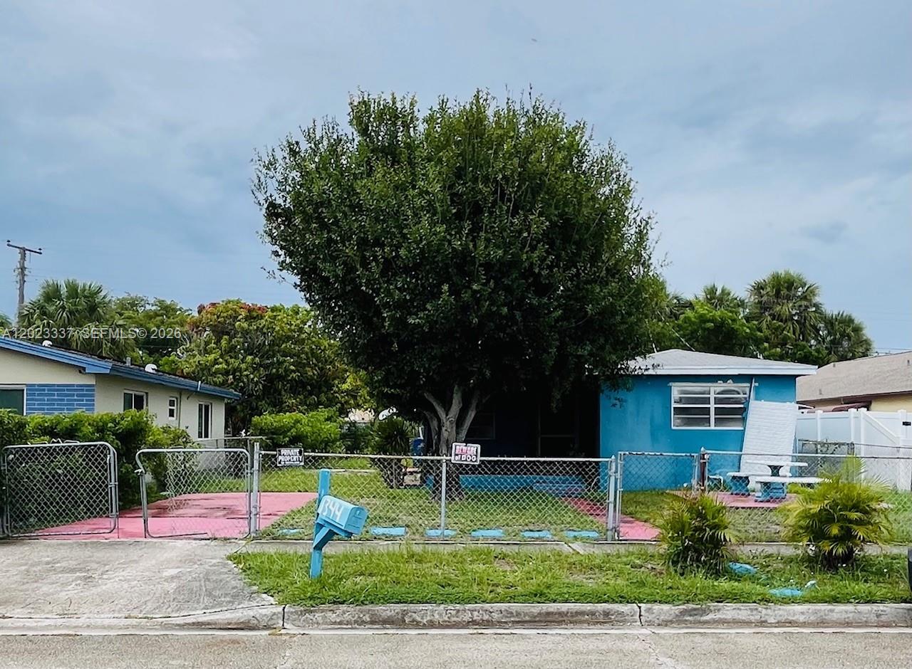 Great opportunity for investors or anyone looking for a value-add property in the heart of Riviera Beach! This 3-bedroom, 1-bath home features an updated kitchen with brand-new cabinets and appliances. Updated roof. Wall-unit A/C's. Situated on a spacious lot with no HOA, this property offers plenty of potential to renovate, personalize, or expand. Conveniently located near schools, parks, shopping, major highways, and just minutes from the beach and Intracoastal. A great fixer-upper opportunity with upside potential! Cash buyers ONLY!