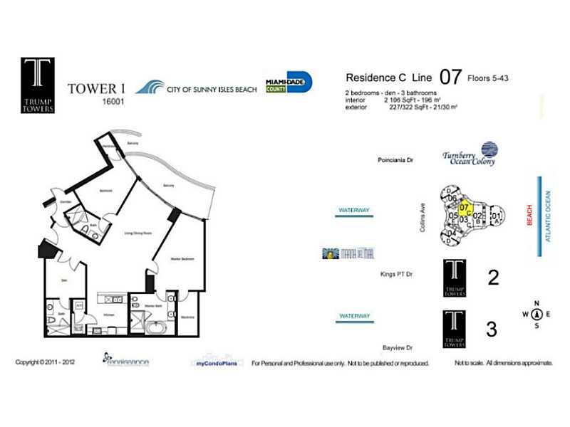 TDR TOWER I CONDO - Residential Lease
