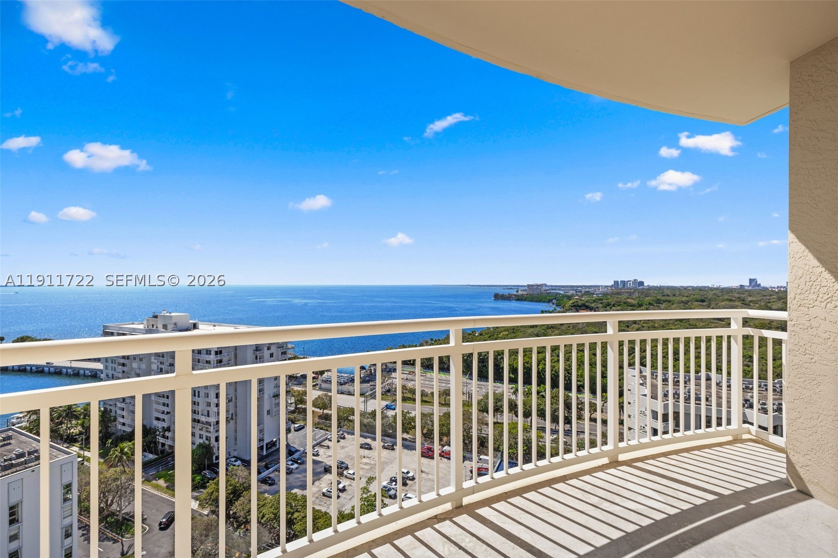 Discover one of the finest residences available at The Metropolitan, ideally located on prestigious Brickell Avenue. This beautifully remodeled corner apartment offers 2 spacious bedroom suites, 2 full bathrooms, and spectacular panoramic views of Biscayne Bay, Key Biscayne, and Coconut Grove. Filled with natural light, the residence features an open layout, premium Bosch appliances, generous storage, and a large walk-in closet. Included are two assigned parking spaces conveniently located just steps from the elevator and a private air-conditioned storage unit, features rarely available in the building.

The Metropolitan is a well-established waterfront condominium offering 24-hour concierge service, complimentary valet parking for guests, a waterfront pool, fitness center, sauna, tennis courts, and beautifully maintained grounds. Located in the highly desirable southern Brickell corridor, residents enjoy immediate access to the Brickell Financial District, Coconut Grove, Coral Gables, Downtown Miami, and Miami International Airport. Just minutes away are the pristine beaches of Key Biscayne, Crandon Park, Bill Baggs State Park, marinas, yacht clubs, waterfront dining, shopping, cycling and running paths, and endless outdoor recreation. Combining an unbeatable location, breathtaking water views, exceptional amenities, two prime parking spaces, and move-in-ready condition, this residence represents an outstanding opportunity to enjoy the very best of Miami waterfront living.