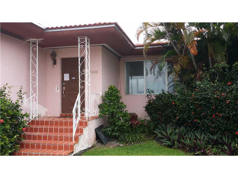 **Available NOV 1**   Old charm at Bay Harbour Islands.  The house is in good condition but in original condition.  The rooms are spacious and large, high ceilings, Nice large yard and Excellent Location!  Fantastic school district as well.  Rent includes  gardening / yard up keep.