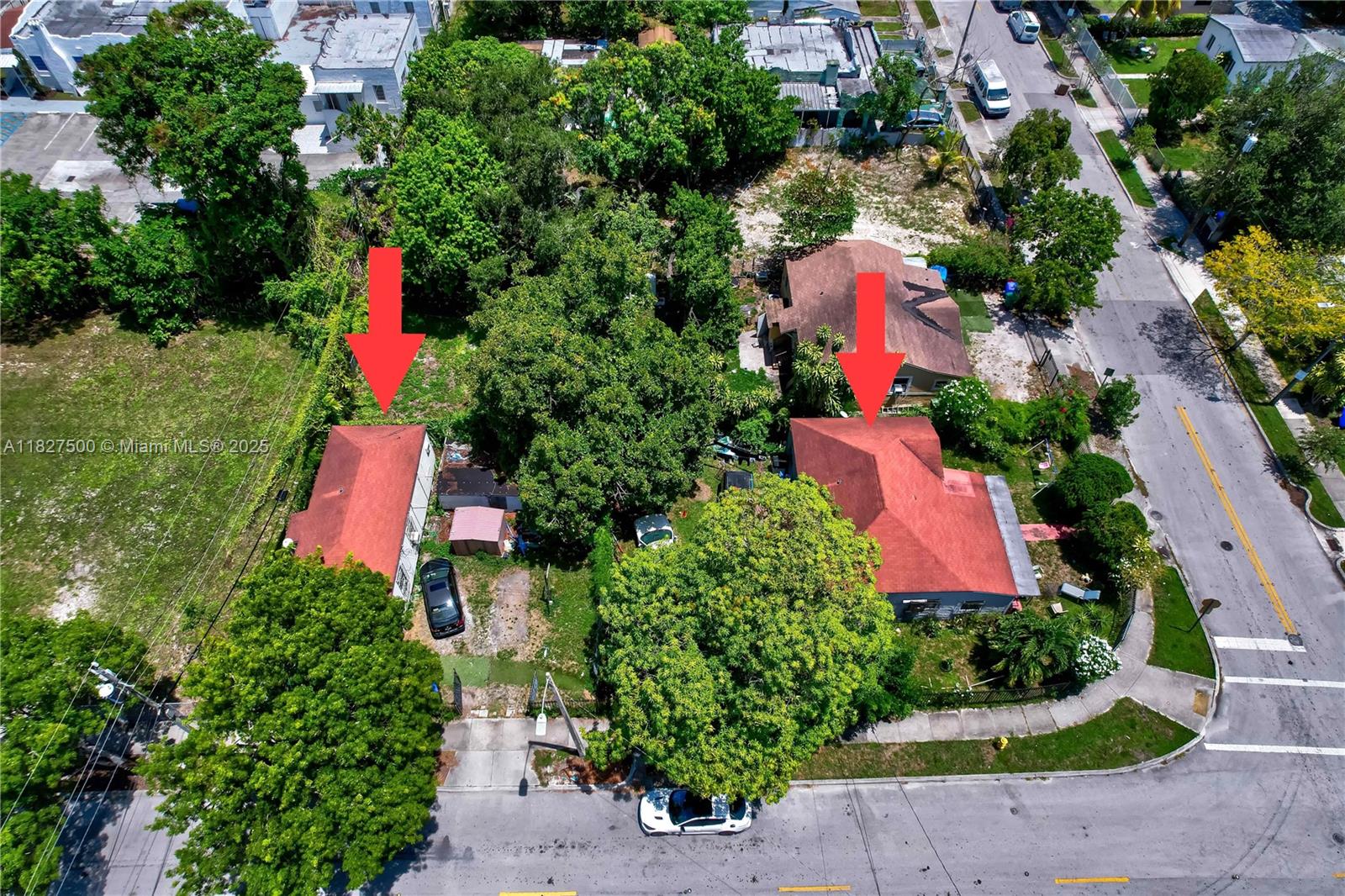 PRIME OPPORTUNITY FOR DEVELOPERS & INVESTORS TO PURCHASE THIS LARGE LOT IN CLOSE PROXIMITY TO WYNWOOD, DESIGN DISTRICT & MIDTOWN. RECENT CLOSED SALES OF NEW SIGLE FAMILY HOMES ON SIIMILAR LOTS AT $2.5M WITHIN A BLOCK. CURRENTLY HAS TWO DETACHED BUILDINGS. SHOWN BY APPOINTMENT ONLY.