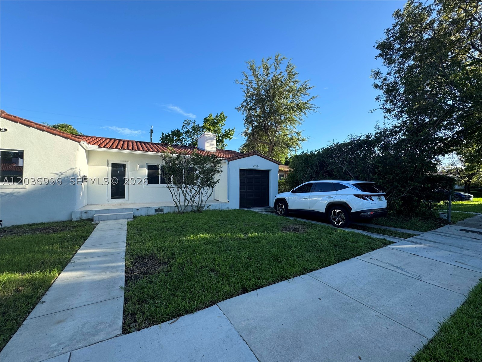 OPEN HOUSE 06/27/26 - 11 AM TO 1 PM Elegantly updated house for Rent in the Coral Gables area with 3 beds & 2 baths. The property has 1 attached car garage and rear screen porch and back yard with fruit trees ready to relax and unwind. Location is excellent just minutes from the prominent "Calle Ocho", Downtown Miami, Brickell, and the Miami River. Residents are able to experience a variety of restaurants, shops, cultural events, and tourist attractions with minimal traffic. Property has been updated with new finished floor, modern bathroom finishes and appliances. Please call listing agent to coordinate showing as it is currently tenant occupied. NO HOMEOWNERS ASSOCIATION ! Quiet neighborhood.