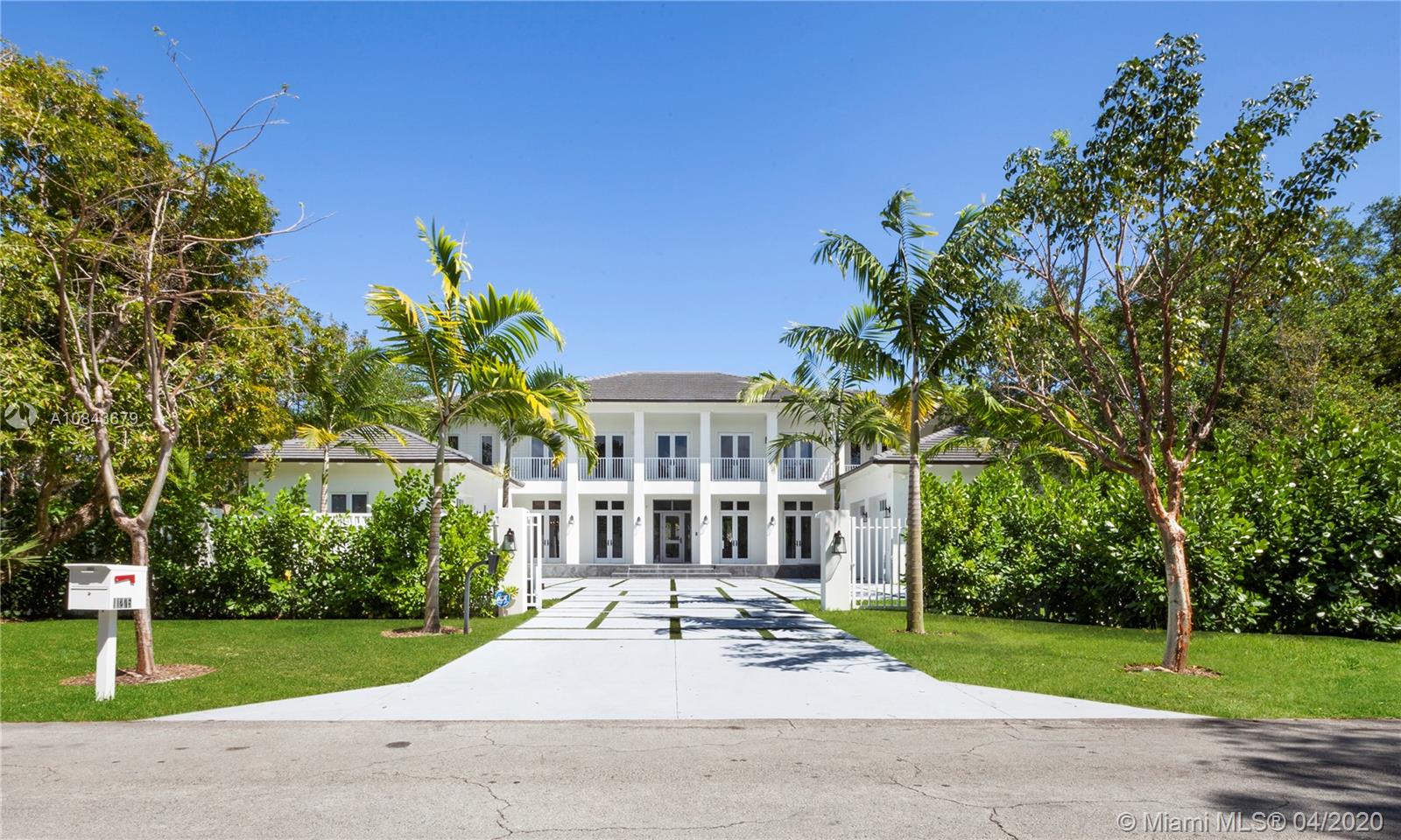 Captivating Plantation style, two-story home in Pinecrest! Built in 2018, this home provides over 7600SF and offers 7 bedrooms, 8 bathrooms, and 2 half baths. Upon entering the residence you’ll fall in love with the extraordinary design and details throughout this light-filled home. A chef-inspired kitchen with Wolf/Subzero appliances, wine cooler, espresso maker and MiaCucina cabinetry. On the 2nd floor, you’ll enjoy a separate family area with a built-in wet bar and an impressive master suite with a spacious terrace overlooking the infinity pool and tennis court. Other home features include 2 air-conditioned garages with space for up to 6 cars, generator, and fully automated Control 4 Smart Home system. Schedule your private tour today!