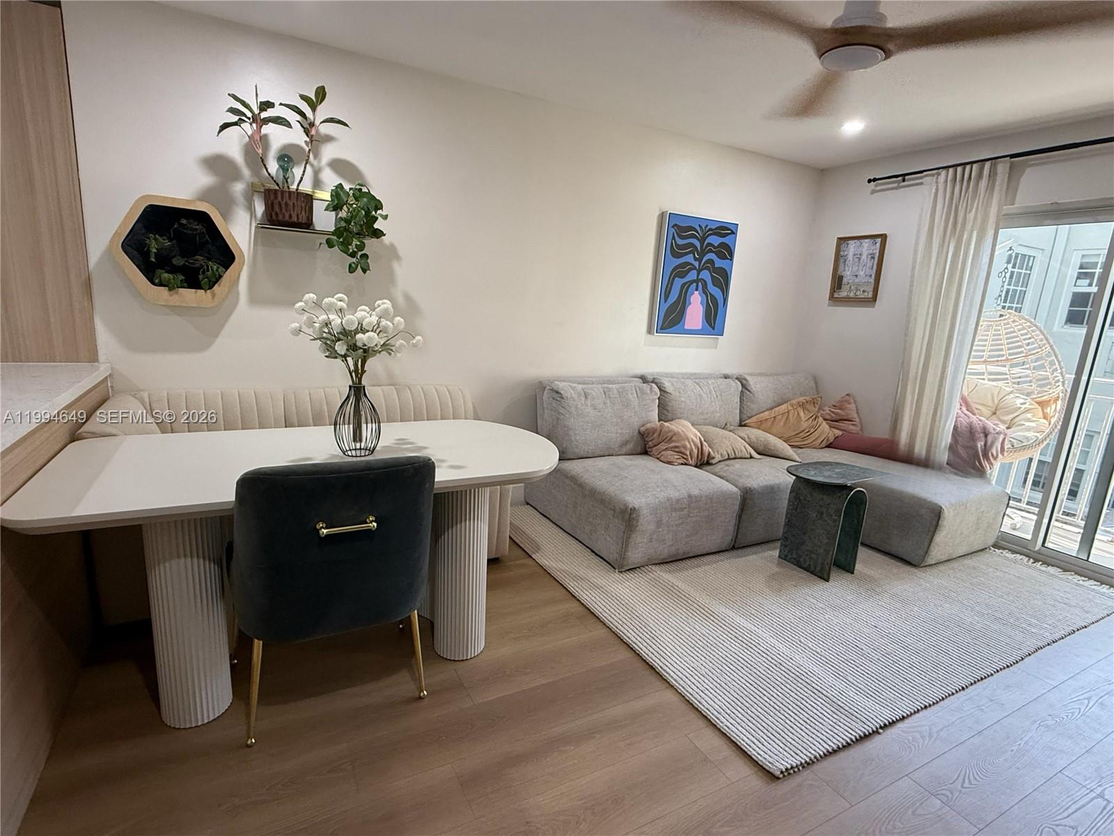 2bed/1bath beautifully renovated corner line at Drexel 15 condo.  Tastefully designed dual vanity bathroom, kitchen cabinets, countertops & island. New top of the line appliances-fridge, dishwasher, microwave, stove, washer/dryer. Wood flooring throughout & tile in bathroom. Impact windows, central A/C, ample closest space, (2)balconies in living room & large master bedroom. Building offers gated covered parking, additional storage, large bike storage room, elevator, laundry room.  New roof & HOA budget funded with reserves
Residence is conveniently located walking distance to Espanola Way, Lincoln Road and steps to the ocean.