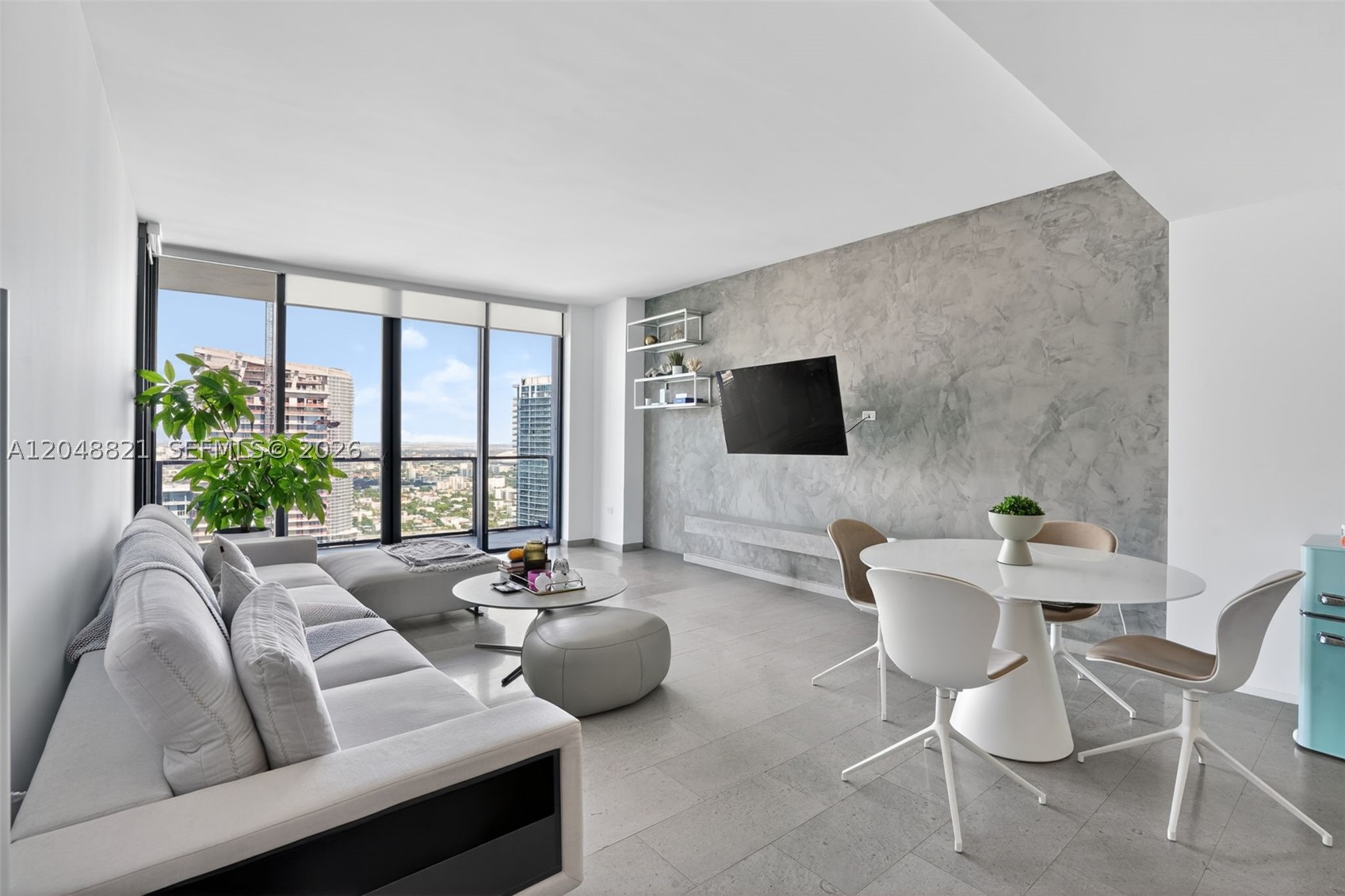 Professionally designed fully furnished at Reach Brickell City Center! Stunning views from the 37th floor. Quartz stone countertops w/premium Bosch appliances, Beautiful furnished 2 Bedroom/2 Bathroom . Modern Italian kitchen cabinets and bathrooms by Italkraft, Black out shades in all the rooms, floor to ceiling sliding glass doors. Amenities Features Gym, Spa, pool ,Kids Room, Coffee Bar. Direct Access from lobby into the Mall. Apartment includes water, sewer, basic cable and internet