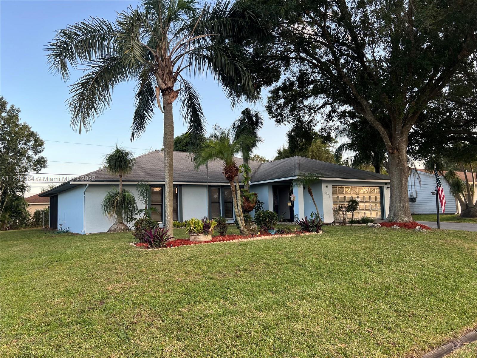 Beautiful 3 bedroom / 2 bathroom single family home, open kitchen concept, title flooring throughout, enclosed rear porch with a jacuzzi and entertainment service window, laundry room, 2 car garage, fenced-in backyard, room for a pool?Centrally located, easy access to I95, closed to Cleveland clinic and shopping malls. Priced to Sell.