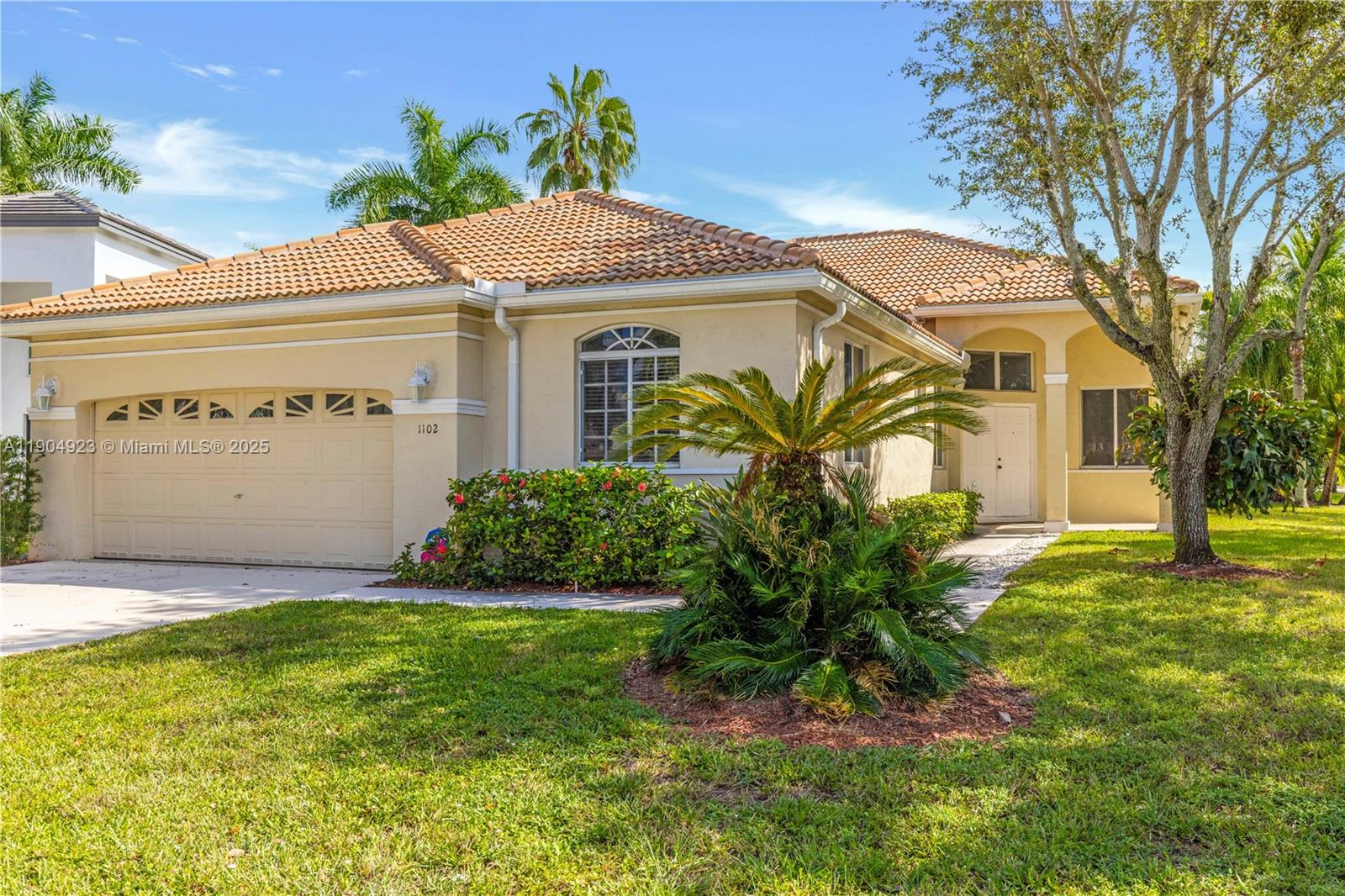 Exquisite corner-lot home in the heart of Weston featuring 4 bedrooms, 2.5 baths, and a private screened pool. This elegant residence offers an open and bright floor plan with high ceilings, large windows, and a seamless flow between living areas. The gourmet kitchen boasts granite countertops, stainless steel appliances, and custom cabinetry. Enjoy outdoor living at its finest in the spacious patio and pool area surrounded by lush landscaping. Located in a quiet community close to A-rated schools, parks, dining, and shopping. A perfect blend of luxury, comfort, and location.