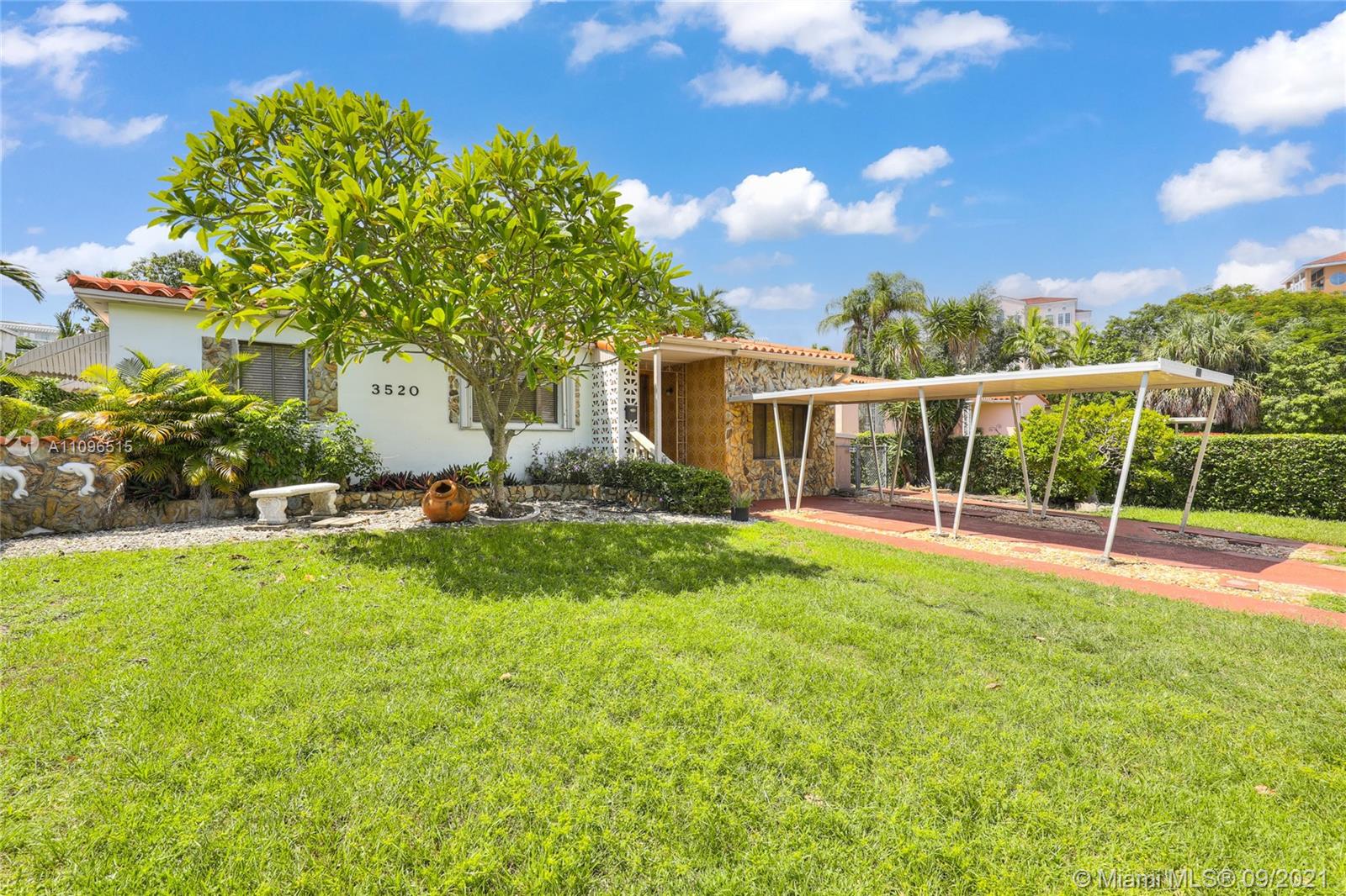 This home is located in Coral Gate subdivision, one of the most desirable residential areas.  Coral Gate neighbors are long term and streets are not thru making the area great for kids due to no drive thru traffic. The Coral Gate community has access to very good Coral Gables schools.  The property benefits from a 91 walkscore, putting the property in a great location, especially shopping, grocery stores, restaurants, and services (only 0.3 miles from Coral Gables Miracle Mile!).  
The kitchen of the home has recently been updated, and has the benefit of an open, covered terrace to enjoy the outdoors no matter the weather!  The size and location of this home is perfect for any age group.
