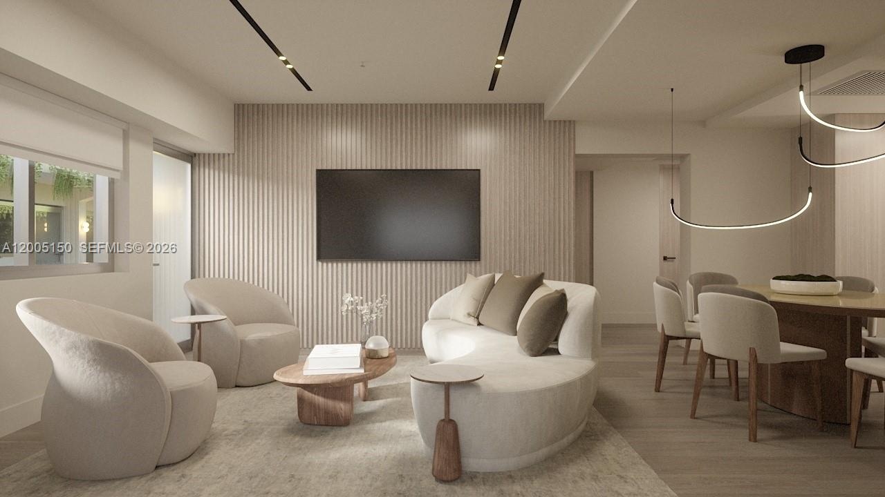 Introducing Villa Sofia, Miami's original pied-à-terre reimagined. A beloved destination for the affluent and bon vivant since 1959, this architectural gem is being thoughtfully
reinvented for modern luxury in the exclusive South of Fifth neighborhood. With only 21 residences and no rental restrictions, Villa Sofia offers rare flexibility for owners and
investors alike. Residence #107/108 features a thoughtfully laid out 3 bed/2 bath + den with 1308 interior sq ft + 309 sq ft of outdoor space, showcasing an efficient layout and
refined contemporary finishes. Residents will enjoy curated amenities including a rooftop bar, pool, outdoor gym, and lounge - ideal for relaxing, working, or entertaining. Residents
will also have access to beach service. Completion estimated for the end of 2026.