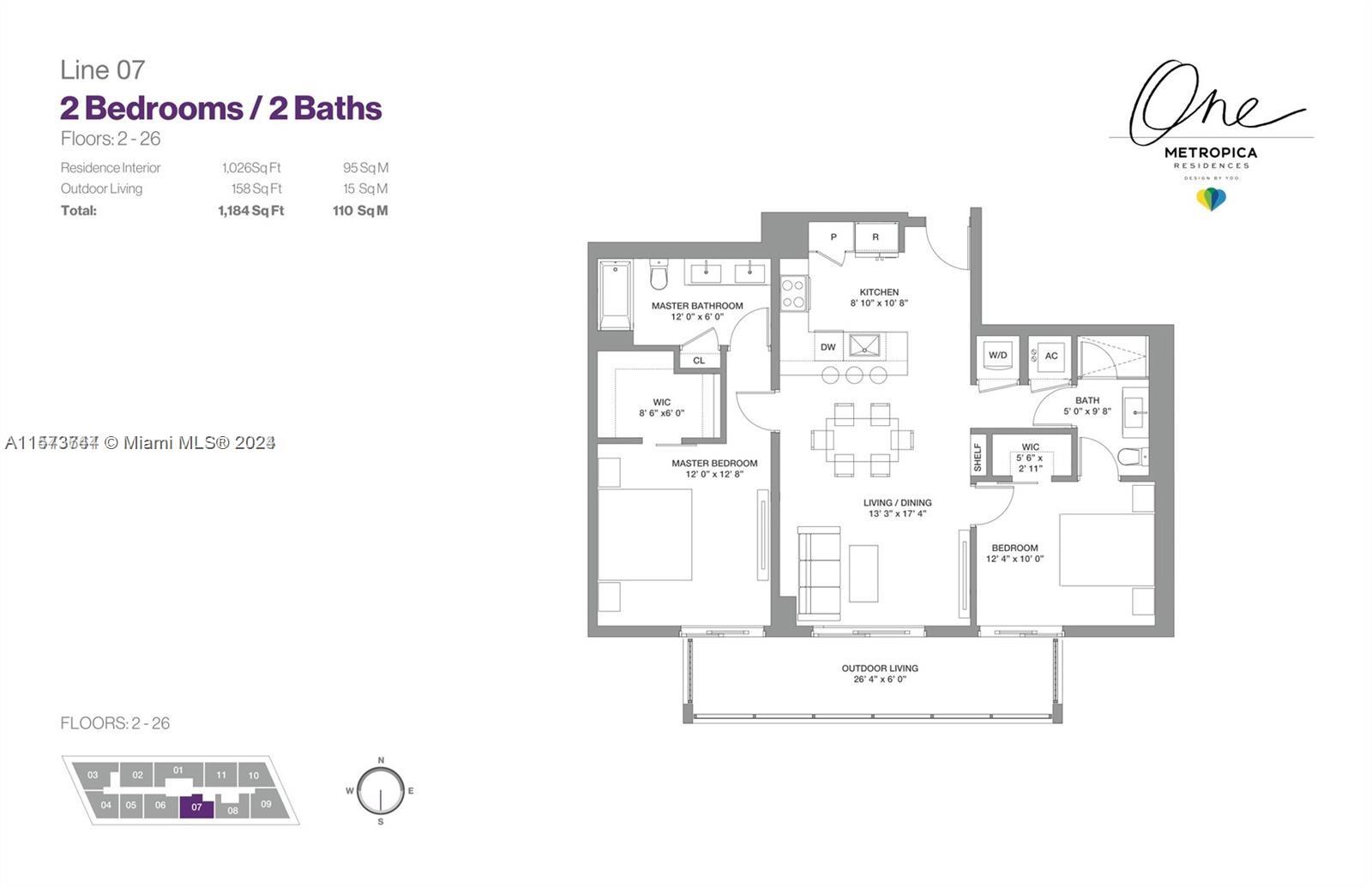 METROPICA NORTH TOWER ONE - Residential Lease