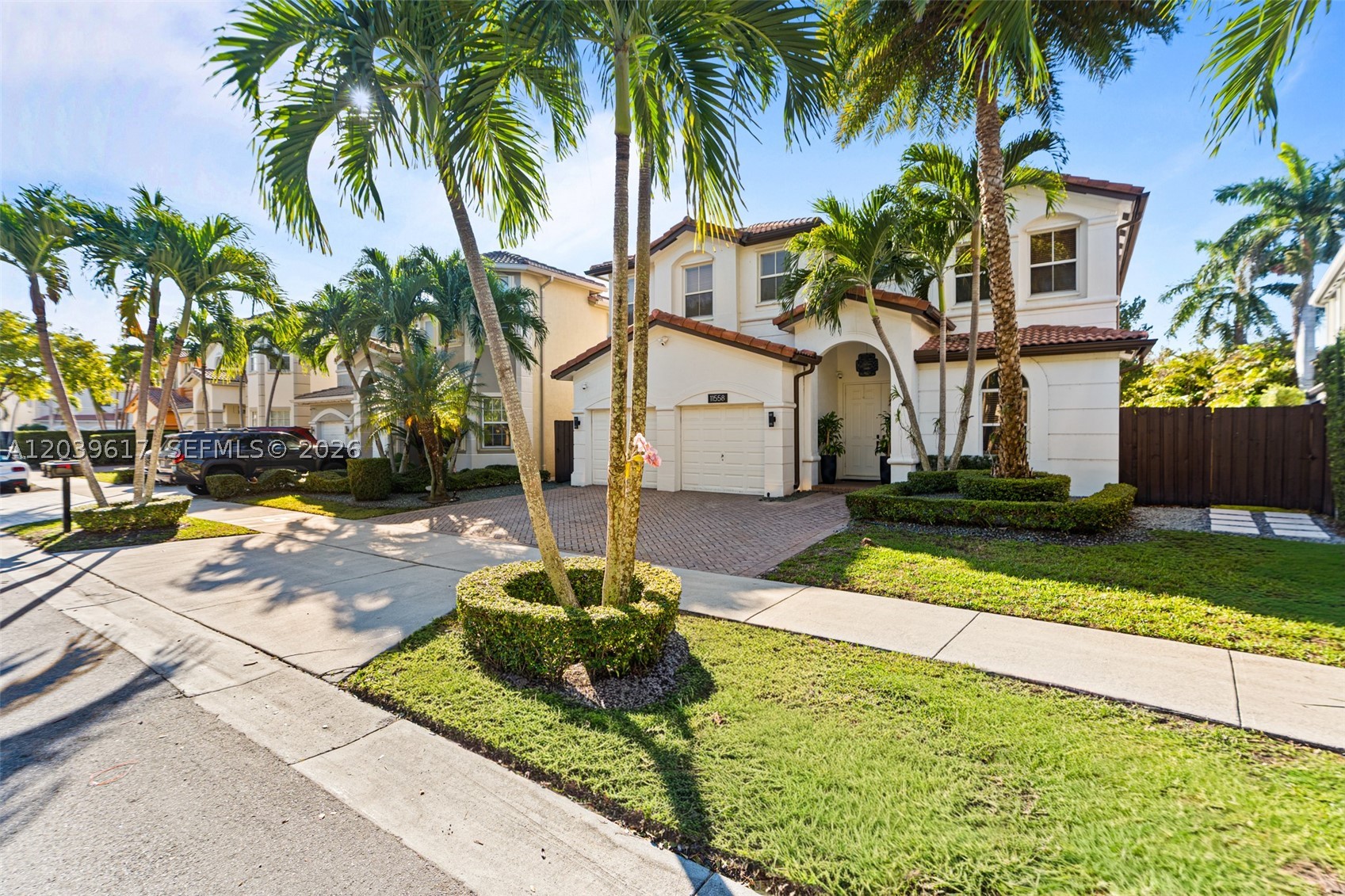 Exceptional park-front location in the Menorca community at Islands at Doral! Situated on a prime oversized lot offering privacy and beautiful views of green spaces, this home features 4/Bedrooms and 4/Full bathrooms, Conveniently features a bedroom and bathroom on the ground floor. This move-in-ready property offers the perfect blend of comfort, style and location. Highlights include brand-new porcelain tile flooring and new vinyl flooring upstairs, granite countertops, stainless steel appliances, a new A/C system, an upgraded water heater, and smart home technology. The spacious layout is ideal for modern living, while the expansive backyard—with ample room to add a pool—offers endless possibilities for outdoor entertaining and relaxation. Enjoy resort-style amenities, including swimming pools, a gym, tennis courts, a playground, and BBQ areas. It is located just steps away from Legacy Park, top-rated schools, shops, restaurants, and major highways. A fantastic opportunity to live in one of the most sought-after communities in the prominent city of Doral!