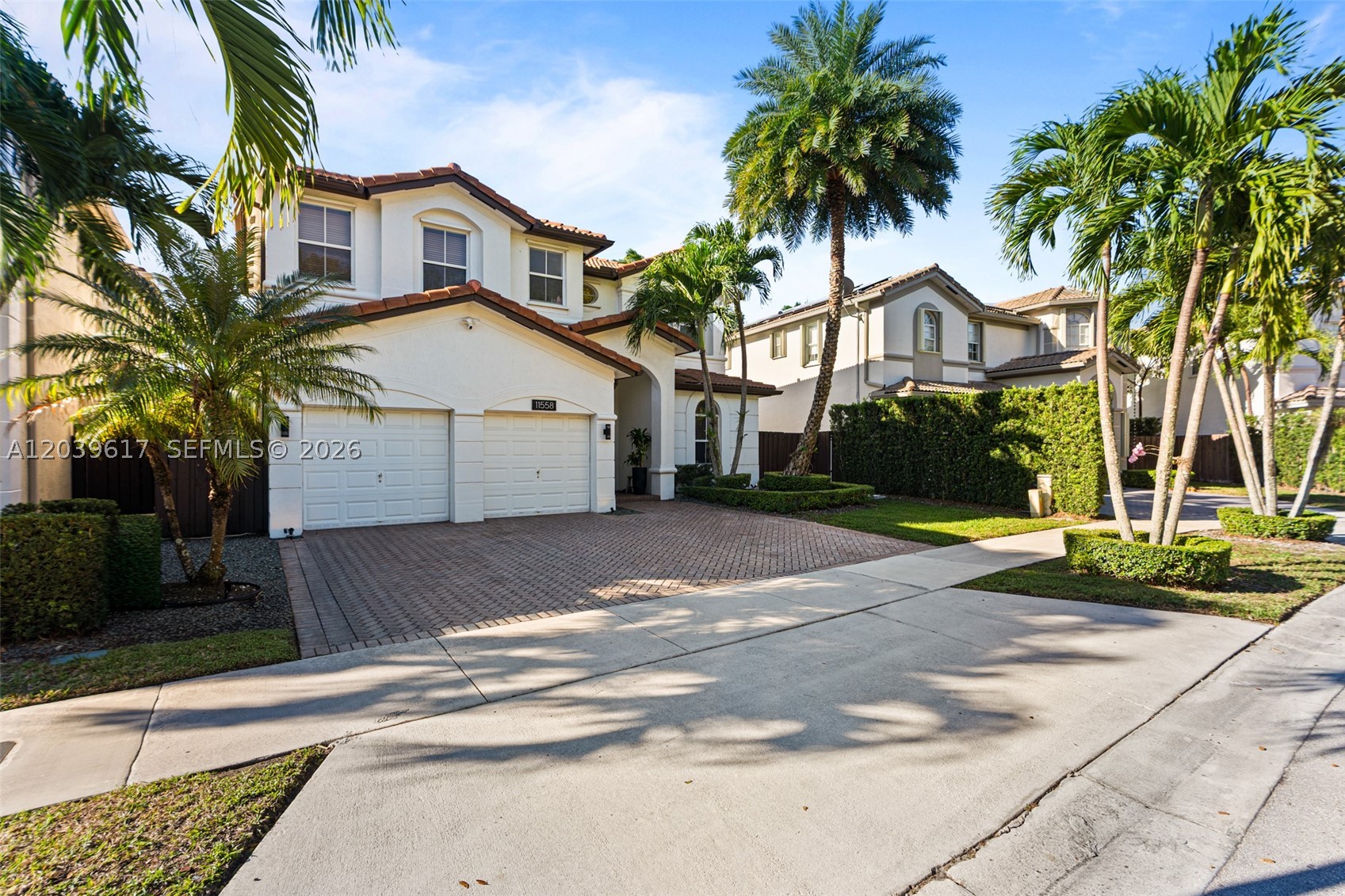 Exceptional park-front location in the Menorca community at Islands at Doral! Situated on a prime oversized lot offering privacy and beautiful views of green spaces, this home features 4/Bedrooms and 4/Full bathrooms, Conveniently features a bedroom and bathroom on the ground floor. This move-in-ready property offers the perfect blend of comfort, style and location. Highlights include brand-new porcelain tile flooring and new vinyl flooring upstairs, granite countertops, stainless steel appliances, a new A/C system, an upgraded water heater, and smart home technology. The spacious layout is ideal for modern living, while the expansive backyard—with ample room to add a pool—offers endless possibilities for outdoor entertaining and relaxation. Enjoy resort-style amenities, including swimming pools, a gym, tennis courts, a playground, and BBQ areas. It is located just steps away from Legacy Park, top-rated schools, shops, restaurants, and major highways. A fantastic opportunity to live in one of the most sought-after communities in the prominent city of Doral!