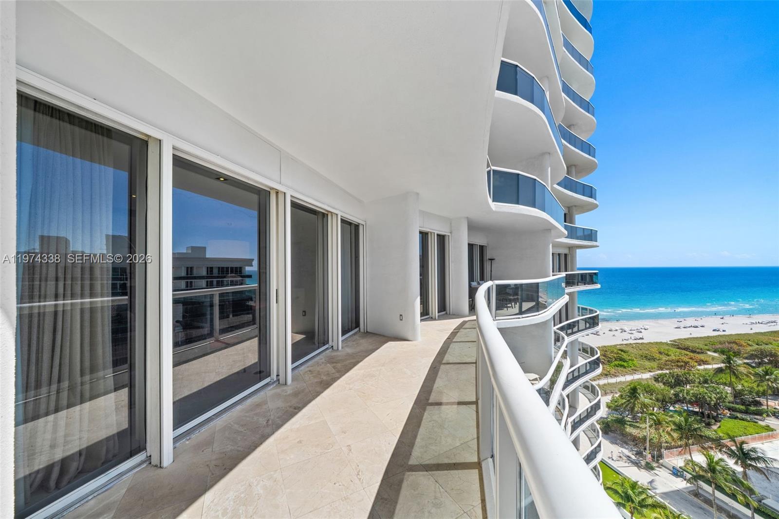 Experience refined oceanfront living in this spacious 2 bed, 2 and a half bath residence at the prestigious Majestic Tower. Offering 2,250 SF with desirable southeast exposure, this home showcases breathtaking Atlantic views through floor-to-ceiling glass and a generous private terrace ideal for enjoying sunrise mornings.
Majestic Tower is a full service luxury building with concierge, valet, beachfront pool and beach service, fitness center, tennis court, and 24 hour security. Perfectly positioned in the heart of Bal Harbour, directly across from the iconic Bal Harbour Shops, placing world class shopping and dining just steps away. A rare opportunity to own a substantial residence in one of South Florida’s most exclusive oceanfront enclaves.