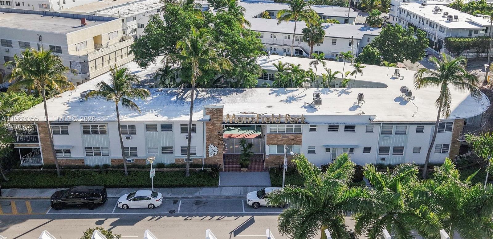 Corner-unit junior one-bedroom directly across from the Miami Beach Convention Center, positioned in one of South Beach’s most strategic locations for investors, end users, and seasonal buyers. This is the kind of address that works hard for you. Two blocks to the beach, three to Lincoln Road, surrounded by dining, retail, art, and year-round conventions and events that fuel consistent rental demand.

Inside, hardwood floors run throughout, paired with an updated kitchen featuring granite countertops and strong natural light from its corner exposure. It’s efficient, low-maintenance, and move-in ready. Located in historic Mansfield Park, the building centers around a lush interior courtyard with tropical landscaping and steady ocean breezes that make Miami Beach living feel effortless.

Beyond the immediate walkability, you’re minutes to Downtown Miami, Wynwood, the Design District, Brickell’s financial corridor, and major employment hubs across the causeway. Easy access to Miami International Airport and PortMiami adds long-term value for both lifestyle buyers and investors.

Low HOA keeps overhead tight and returns strong. Live in it, lease it long-term, or secure it as your Miami getaway. Tenant occupied month-to-month. See broker remarks for showings.