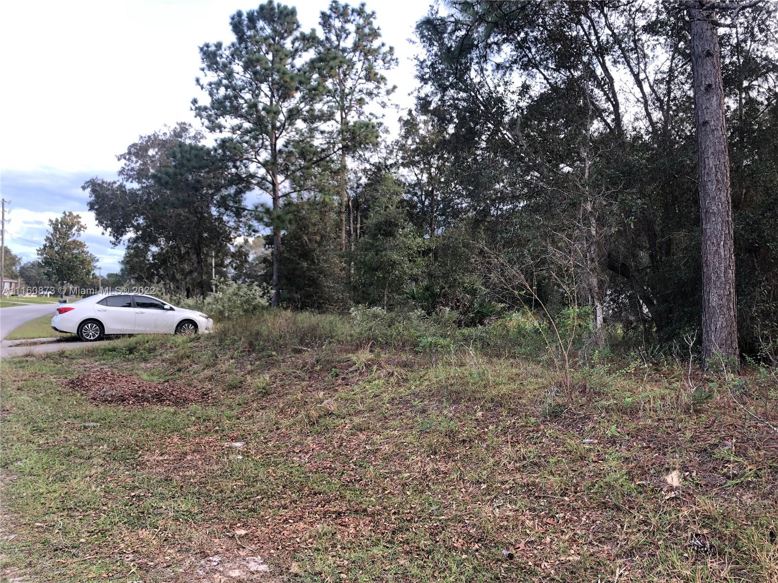Don't miss this amazing piece of land where you can build the house of your dream to your taste. This is aprox 1.43 acres in one of the best areas in Ocala close to the country club.   Seller pays real estate fees 6%. There is on well and septic, propane gas. Previously there was a mobil home there before. Everything is ready to be hooked if you have a mobil home or if you want to build a house go for it because the area is developing and increasing its value. It is  zoned for mobil homes or house. it can be agriculture.