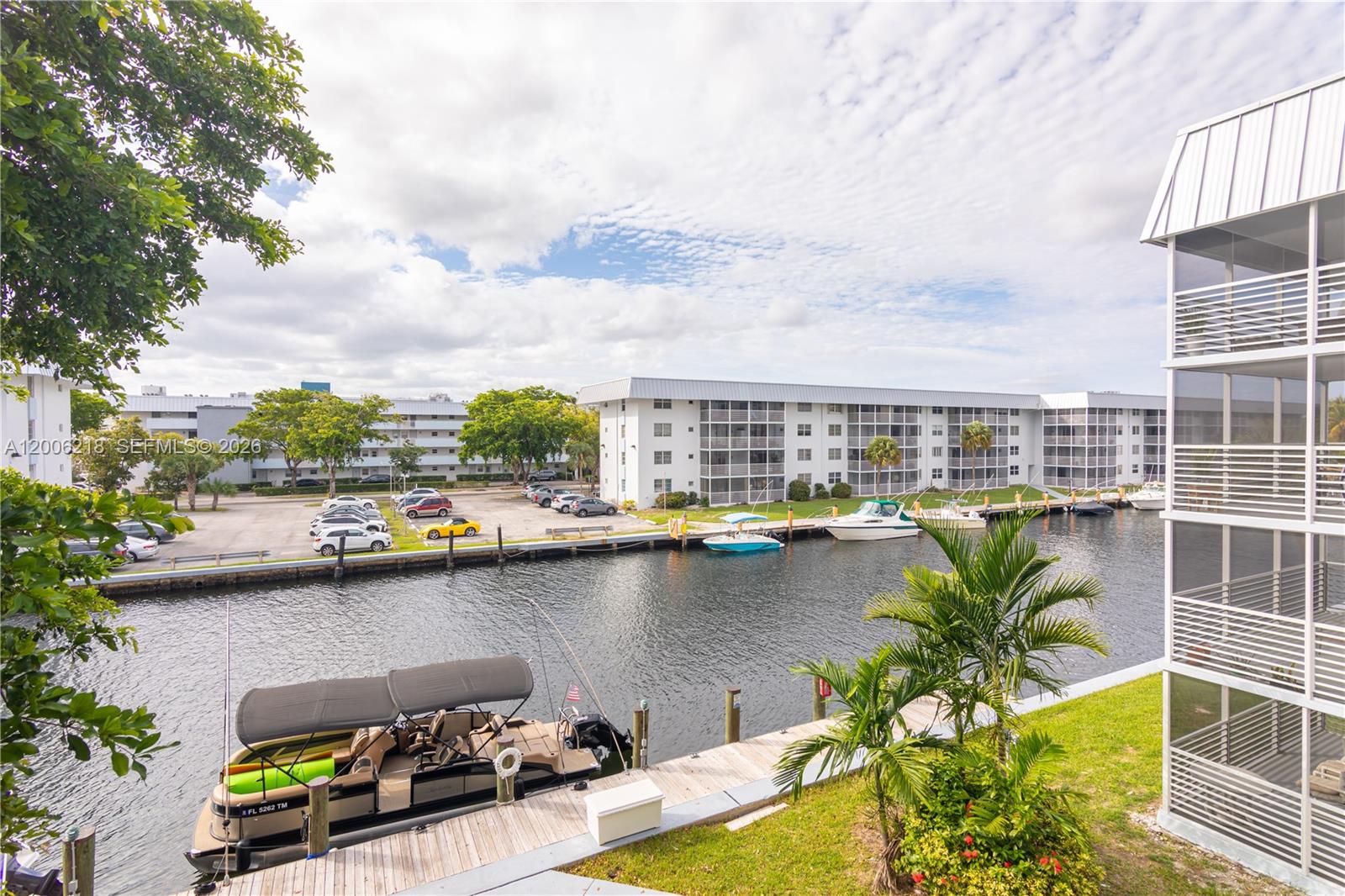 Discover the charm of this beautifully updated 1bedroom, 1bath waterfront condo, featuring elegant Oceanic Oak flooring and modern, stylish décor. With generous storage throughout including a spacious walk-in closet in the primary bedroom this Eastern Shores Paradise is perfectly situated just steps from a vibrant shopping plaza with a grocery store, movie theaters, and convenient beach access. The condo comes fully furnished and move-in ready, complete with a fully equipped kitchen. Simply bring your luggage. Enjoy the comfort of one assigned parking space plus guest parking. This is a 55+ community where the HOA fee includes water, cable, and internet. Freshly painted and meticulously maintained, this hidden gem offers a warm, pristine living environment. Community amenities include a heated pool, fitness center, clubhouse, common laundry, and a courtesy bus. The building has been upgraded with new elevators and newly renovated balconies. A perfect blend of comfort, convenience, and coastal living.