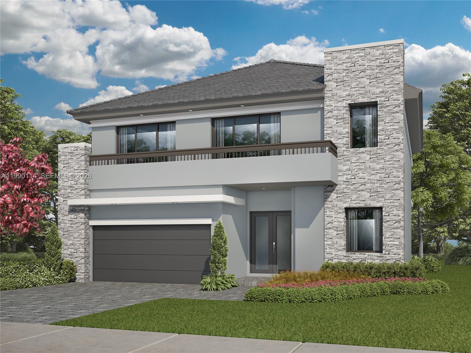 With a second-floor balcony and an inviting covered terrace on the first level, this new two-story home is ideal for modern lifestyles. The first floor features an open-concept layout shared between the kitchen, breakfast nook and family room, and an elegant dining room, living room and bedroom are conveniently located off the foyer. Upstairs, four bedrooms surround a versatile game room, including the luxurious owner’s suite with dual walk-in closets and a spa-inspired bathroom. An included pool offers endless entertaining and leisure opportunities.

Prices, dimensions and features may vary and are subject to change. Photos are for illustrative purposes only.

Call for an appointment!