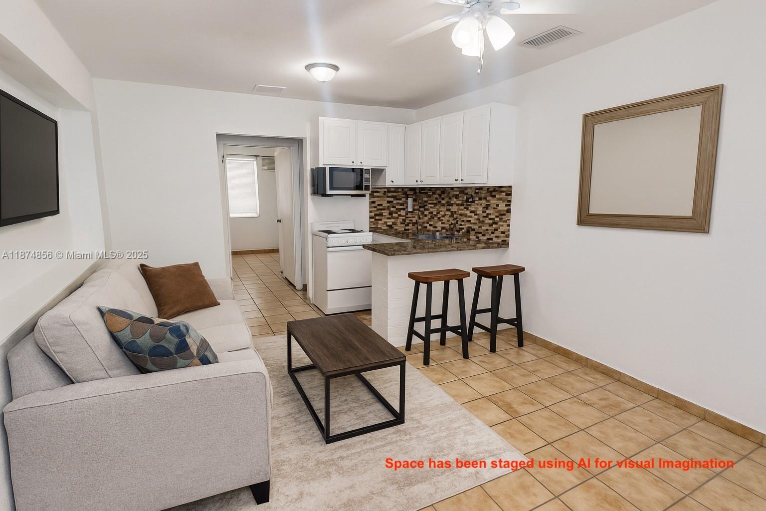 This is one unit located within a quadruplex house. It has one parking space, easily accessible, ground floor, in a great neighborhood, centrally located. First month and one deposit only. Proof of income. Fast approval, move-in ready.