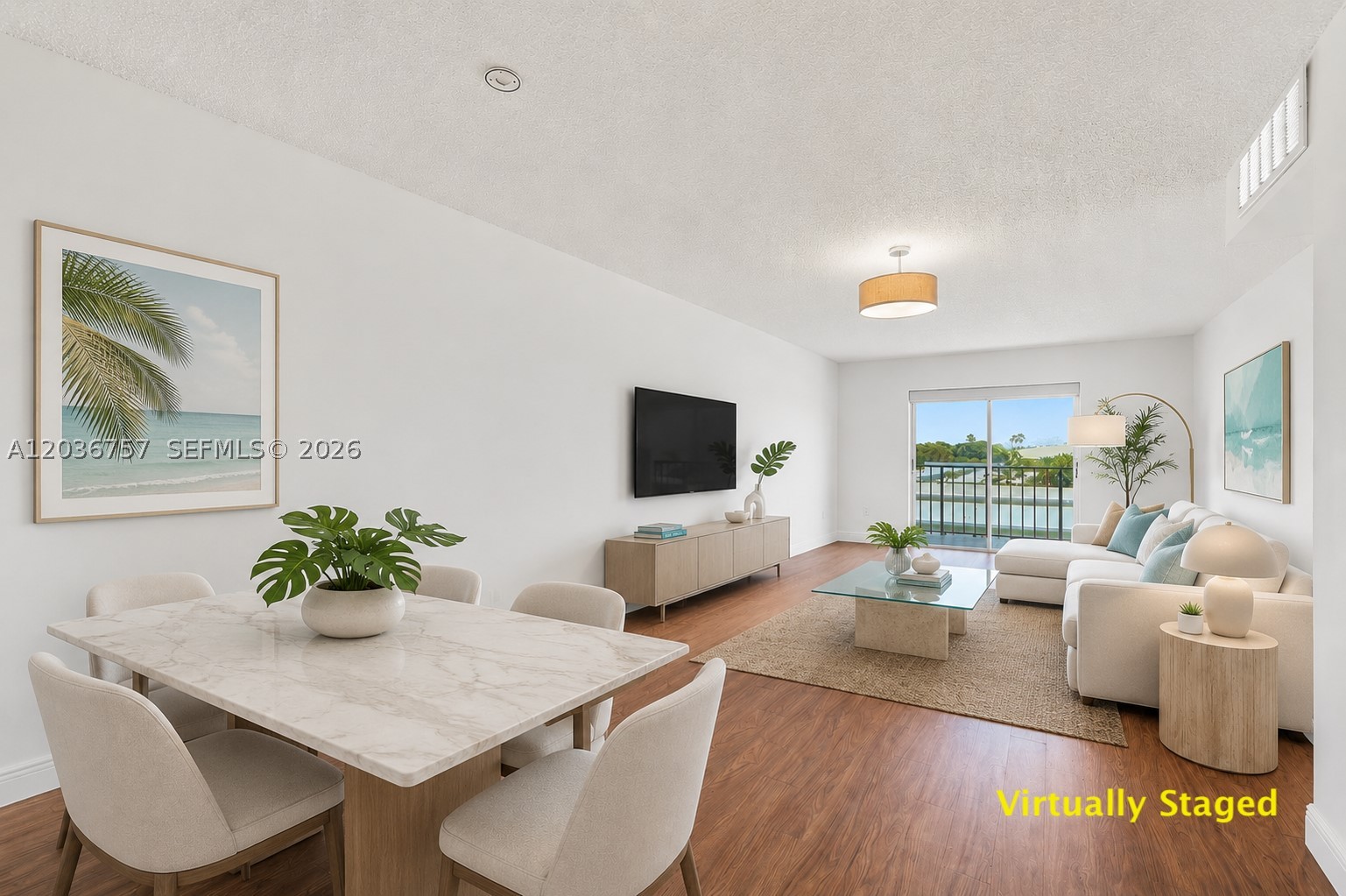 Bright and spacious, condo in Miami Beach. This freshly painted unit features 2 generously sized bedrooms, 2 bathrooms, open kitchen and a large living space. The balcony is off of the oversized living room and faces North over the canal where you can can see dolphins and fish swimming as well as a beautiful city view. There are also Washer & Dryer hook-ups! This home is in a prime location just three blocks from the beach, close to dining, shopping, and entertainment including North Beach Retail Plaza / AHM 71st Street & the Miami Beach Bandshell. Rent includes water, trash removal and 1 assigned parking space. Sorry, no pets per HOA. Pool & seawall currently under renovation. Unit is unfurnished and some rooms are virtually staged. All showings need 24 hour notice. Sorry, No Pets!