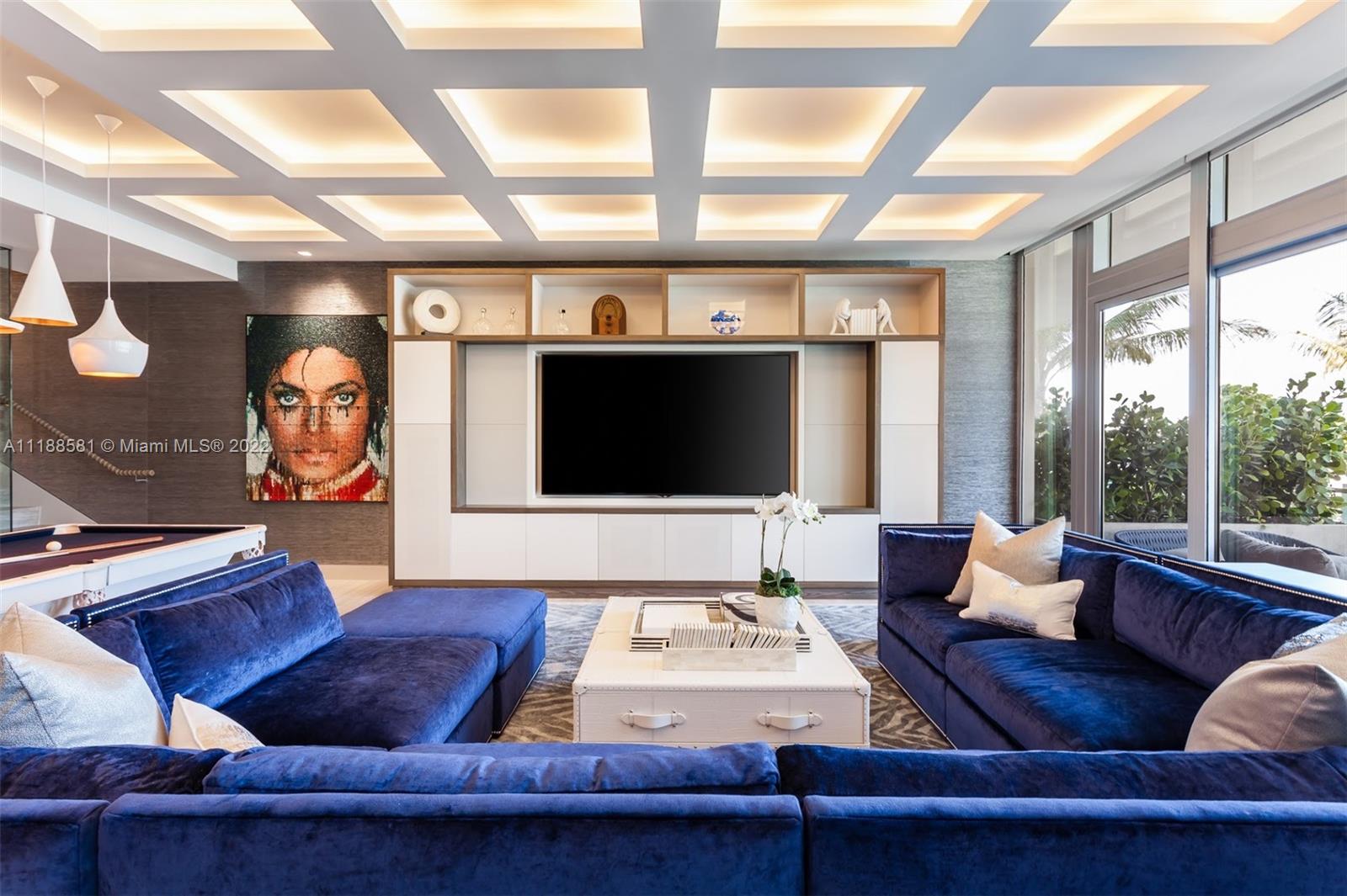 Designed by star architect, Enrique Norten, 321 Ocean offers only 19 exquisite residences in the highly sought after neighbor, South of Fifth. This completely reimagined and remodeled 2-story beach house offers 4 bedrooms, 4.5 bathrooms and a complete floor for entertaining with custom media room, walk in wine room and bar. Enjoy your gourmet open kitchen with Poggenpohl cabinets and Gaggenau and Sub-Zero appliances, while you dine next to your personal exotic salt water aquarium. Signature amenities include full complimentary beach service, beachfront infinity pool and jacuzzi, state of the art fitness center, library/lounge, 24 hour valet, concierge and security. The beach house is your own private oasis, walking distance to all the best dining the beach has to offer.