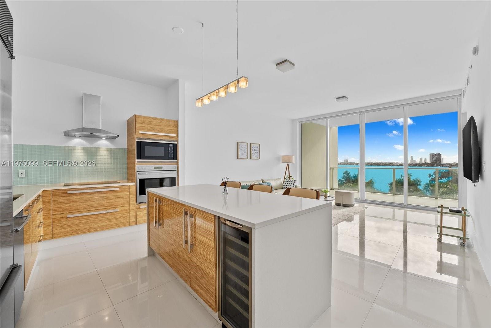 Beautiful, bright, modern waterfront unit. Den converted into a bedroom. Paramount Bay is a waterfront luxury high-rise located in the Edgewater neighborhood of Miami. Its a pet friendly building. Every residence has private elevator access, eight-foot deep terraces, and ten foot high ceilings. It is considered one of the finest and exclusive condominium developments in all of Miami. Amenities of Paramount Bay include a Pilates Studio, fitness center, multiple pool decks including a sunrise waterfront pool, shuttle service to Eden Roc Renaissance Miami Beach, separate teen and children's areas, billiards.