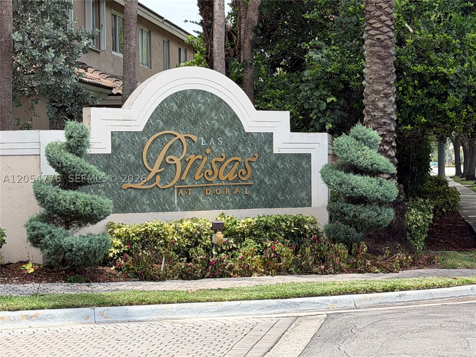 Beautiful 2-story villa located in the desirable Las Brisas, a gated community offering comfort, convenience, and an excellent location. This well-maintained home features 2 bedrooms, 2 full bathrooms, and 1 half bathroom, with a desirable layout that provides two private bedroom suites, each with its own full bathroom. The first floor features ceramic tile, while the second floor is finished with attractive laminate flooring. The property also includes 2 assigned parking spaces. Residents enjoy excellent community amenities, including a swimming pool and fitness center. Ideally located just steps from top Rated schools, supermarkets, shopping, restaurants, and only minutes from the Florida Turnpike, providing easy access throughout Miami. Available for move in on August 17. An excellent rental opportunity in one of Doral's most desirable gated communities.