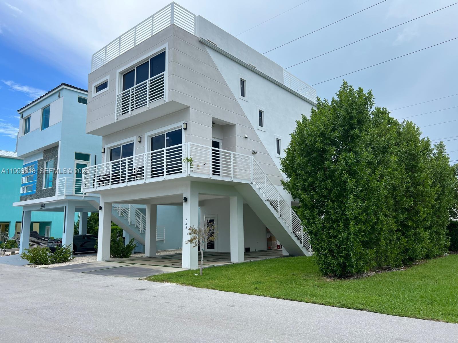 With refined modern architecture, this elegantly Property 3 3 2/1 with living spaces and storage areas. while floor-to-ceiling windows allow for abundant natural light and offer serene views. Other notable features include multi-zone air outdoor, including a finished area on the ground floor ideal for storage or other uses.
Enjoy privacy and relaxing comfort in a coveted coastal location. A turnkey opportunity for buyers seeking quality construction, modern design, and a superior lifestyle.
