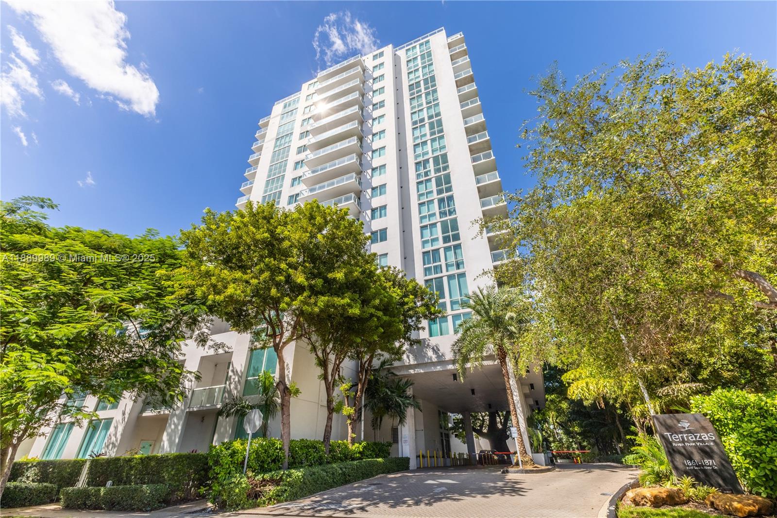 Experience privacy and style in this modern 2-bedroom, 2-bath loft-style condo at Terrazas Riverpark Village located right next to the River Landing Mall. The residence feels like a secluded townhouse with two levels, soaring windows, and a private entrance. Bright east exposure overlooks lush high trees and glimpses of the river, creating a serene and natural setting. Spacious layout features tile floors, split bedrooms, volume ceilings, walk-in closets, and a sleek kitchen with stainless steel appliances. Community amenities include a riverfront pool, gym, sauna, meeting and party rooms, doorman, valet parking, and two covered assigned spaces. A children’s park is located right next door. Minutes from Brickell, Downtown, and major highways.