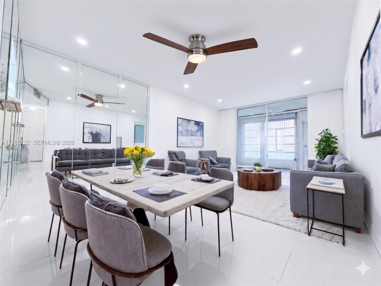 Don't miss this opportunity for a two-bedroom, two-bathroom first-floor unit in the sought-after 55+ SunriseLakes community. This bright unit offers comfort, convenience, and one of the best locations in the neighborhood. Enjoy a resort-style lifestyle with many amenities, including a clubhouse, golf, pools, tennis, fitness center, billiards, theater, bingo, jacuzzi, BBQ area, ballroom, live shows, cabanas, and more. Ideally located just minutes from dining, shopping, and only 10 minutes to Sagrass Mills mall.