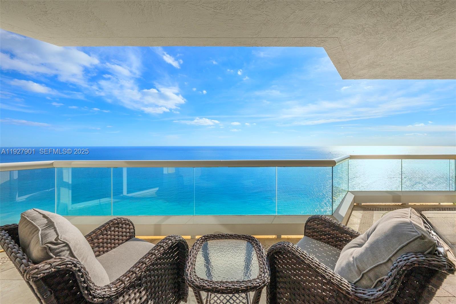 Experience elevated oceanfront living at Acqualina Beach Resort & Residences on the Beach in this exceptional 5-bedroom, 5-bath combined residence (Units 4303/04). Offering expansive living space with sweeping Atlantic Ocean and city views, this refined home features a seamless layout, floor-to-ceiling glass, and spacious terraces accessible from all rooms, including the kitchen, ideal for comfort and entertaining. The residence also features a gas stove, a rare and desirable feature in oceanfront living.

Acqualina is a full-service luxury oceanfront condominium offering private beach service, resort-style pools, fitness center, Acqualina Spa by ESPA, 24-hour concierge, valet, security, and on-site dining, including Il Mulino New York (Italian fine dining), Avra Miami (Greek-Mediterranean cuisine), Ke-uH (Japanese fusion), and Costa Grill (casual oceanfront dining).

Ideally located in Sunny Isles Beach, near Bal Harbour Shops, Aventura Mall and fine dining.