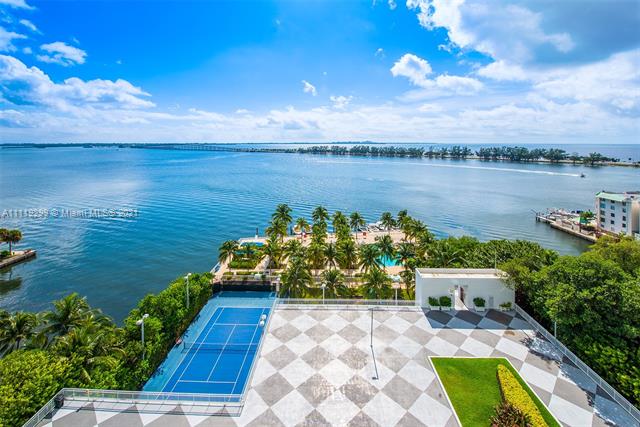 Enjoy resort-style amenities in the heart of Brickell with your own boat slip. Unit 906 at Skyline offers a full array of amenities including a dedicated boat slip, bayfront pool, tennis court, dog park, playground and barbecue area. The coveted ’06 line features striking views from every room in this 2 bedroom / 2 bathroom residence. This spacious 1,367 sq ft unit features wood floors, stainless steel appliances, and impact windows throughout. Included in the purchase of this unit is a private boat slip that can accommodate a 30+ foot boat, allowing unlimited water access, 2 of the best parking spaces in the building, and a storage locker. Fantastic location close to all that Brickell has to offer, minutes to Key Biscayne, Coconut Grove, and Beaches with easy access to highways.
