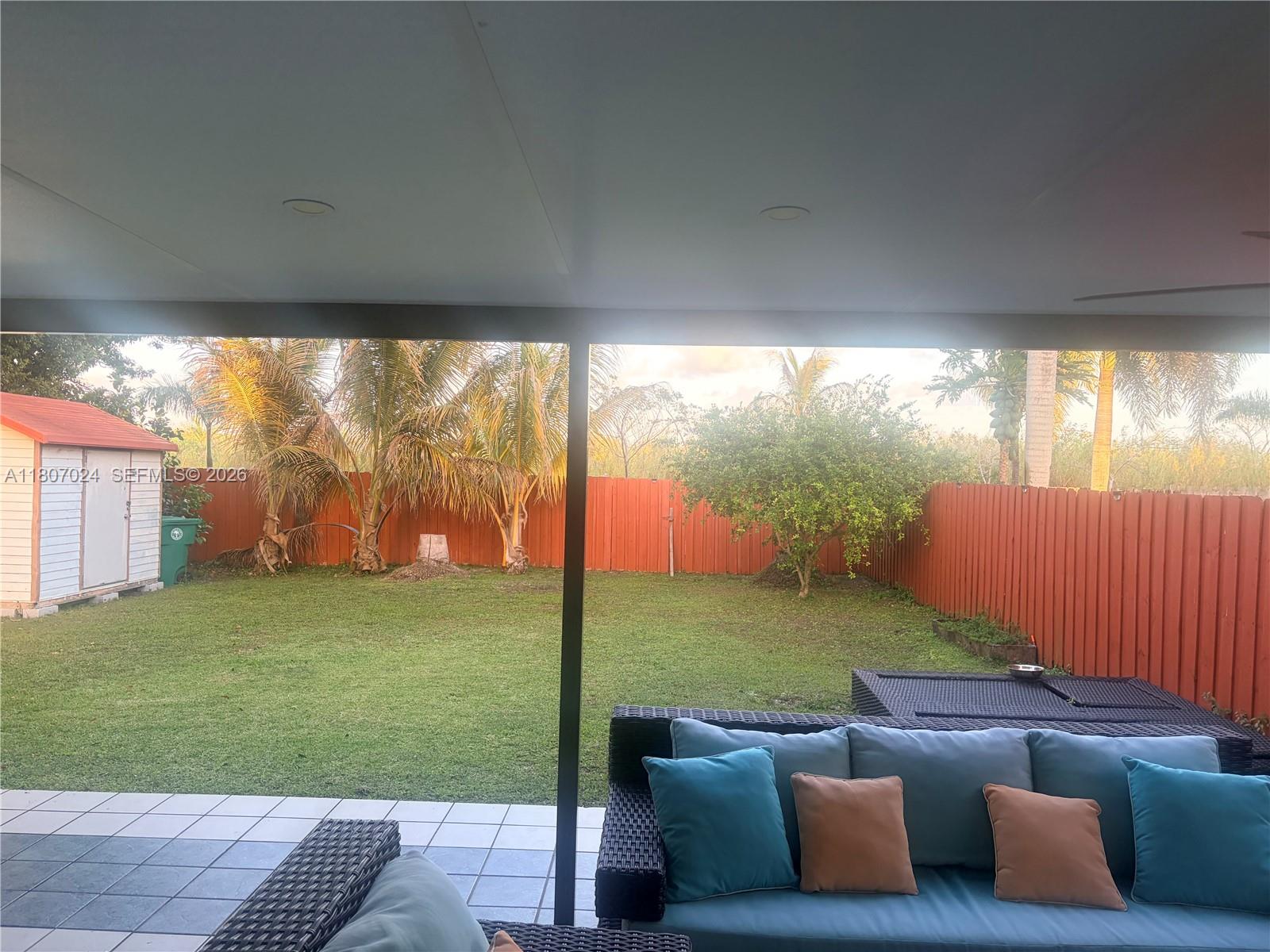 Seller very motivated !!!Bring your offers. Beautiful property with 4 beds and 3 baths located in Homestead; Fl. Property has a big backyard with no neighbors in the back. Great layout with open spaces and high ceilings. Double door garage. Hurricane Impact door. Very big Kitchen with stainless steel appliances. Lots of windows throughout the house, this makes it very bright. Lots of parking spaces. This is a perfect home for any family. Back yard is very quiet and pleasant; breeze runs all the time. If you are looking for your dream home, look no more and come visit this beautiful gem. Roof was replaced in 2020. AC was replaced in 2020. Offering $ 3000 sellers' contribution towards buyer closing cost.