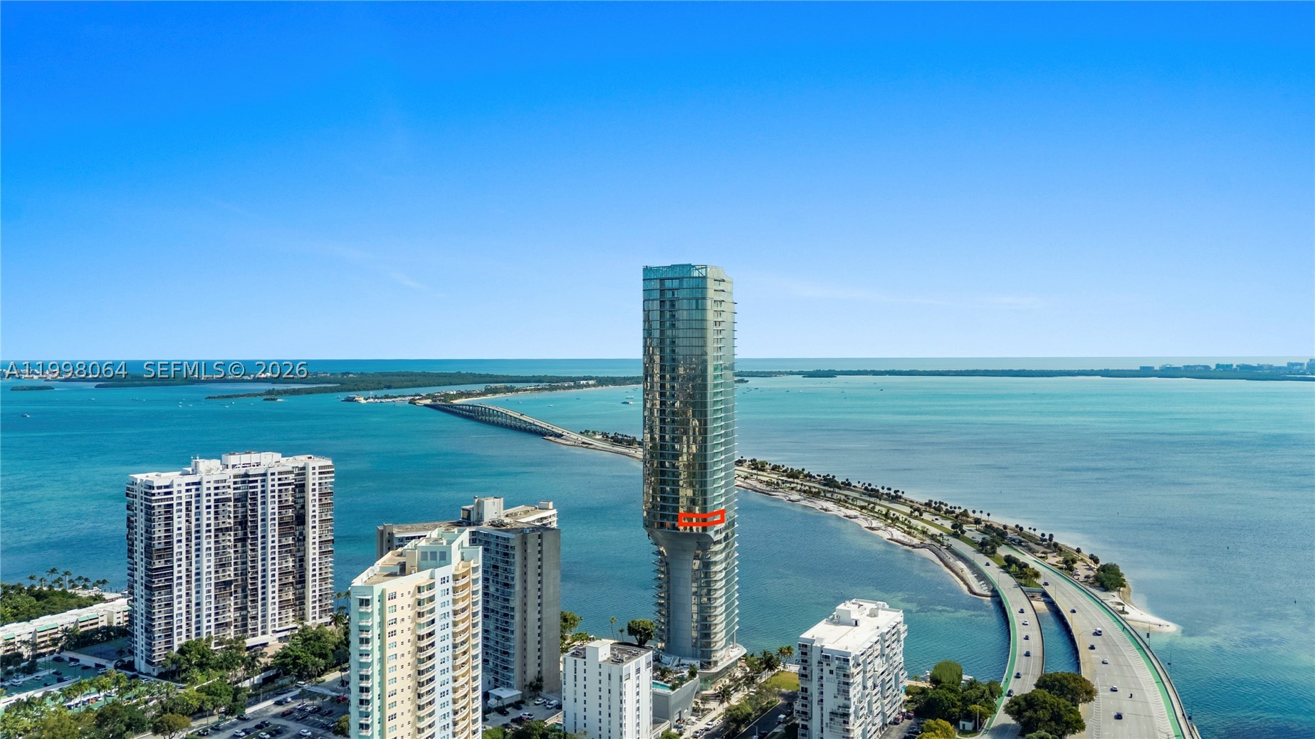 Una a newly completed residence of modern luxury developed by the OKO Group established by Vlad Doronin Chairman and CEO of OKO Group and AMAN Group. Be the first to experience a space defined by clean lines, contemporary architecture, and flawless finishes, Gaggenau appliances and oak wood floors throughout this 3 Bed/3.5 Bath unit with floor to ceiling glass offer sweeping views of the water, city and beyond. Residents enjoy beautifully appointed spaces for relaxation and wellness. Three swimming pools along with a child’s splash pad area, Spa, state-of-the-art fitness center to private lounges designed for both quiet moments and vibrant gatherings. Every amenity has been thoughtfully crafted to create a seamless balance between indulgence and comfort. Architecture and Design by Adrian Smith and Gordon Gill. Perfectly located, Una is within close proximity to Downtown/ Brickell, Coconut Grove, Coral Gables, Key Biscayne  and major highways, while still enjoying the privacy and tranquility of a waterfront address