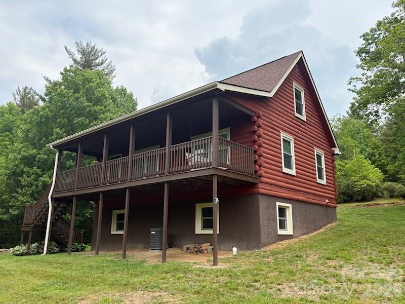 Escape to the mountains in this charming log cabin retreat nestled on 2 private acres of scenic beauty. This beautifully maintained 3-bedroom, 2-bath home offers the perfect blend of rustic charm and modern comfort. Inside, you’ll find warm wood interiors, an inviting open-concept living area, and a cozy atmosphere ideal for relaxing after a day outdoors.

The finished basement provides additional living space perfect for a game room, media room, home office, or guest retreat. Step outside on the large, covered deck and enjoy peaceful mountain surroundings, fresh air, and endless opportunities for entertaining, relaxing, or exploring nature.

Whether you’re searching for a full-time residence, weekend getaway, or investment property, this mountain cabin offers privacy, comfort, and timeless appeal.