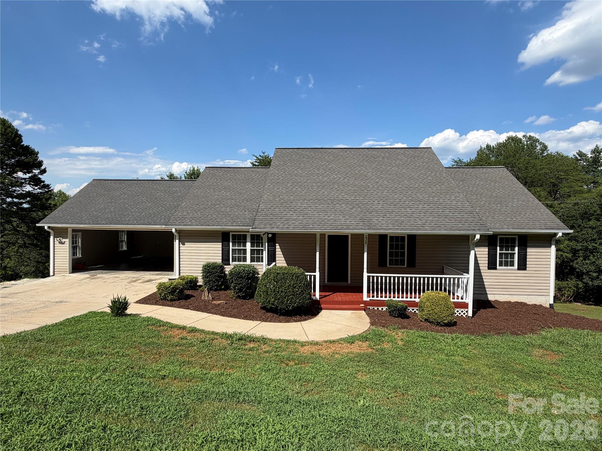 Welcome to this beautifully maintained 3-bedroom, 2-bath home situated on a peaceful 1-acre lot. Conveniently located near schools, shopping, dining, and everyday amenities, including Historic downtown Rutherfordton, close proximity to the renowned Tryon Equestrian Center for those who enjoy year-round events and entertainment. Enjoy the perfect blend of convenience and recreation with a variety of local attractions just a short drive away.
The spacious primary suite features a private en-suite bath and a walk-in closet, creating a comfortable retreat.
The inviting living room offers a cozy fireplace with gas logs, while the dining area provides the perfect space for everyday meals and entertaining. Fresh paint throughout gives the home a nice, updated feel, and luxury vinyl flooring extends through most of the home for easy maintenance and style.
Additional features include a dedicated laundry room, a tankless water heater, and a Nest smart thermostat for modern comfort and energy efficiency. The full unfinished basement offers abundant storage or endless potential for future expansion.
Step outside to enjoy the freshly stained rear deck overlooking the spacious 1-acre lot. A 2-car garage completes this move-in-ready home, offering the perfect blend of comfort, convenience, and opportunity.