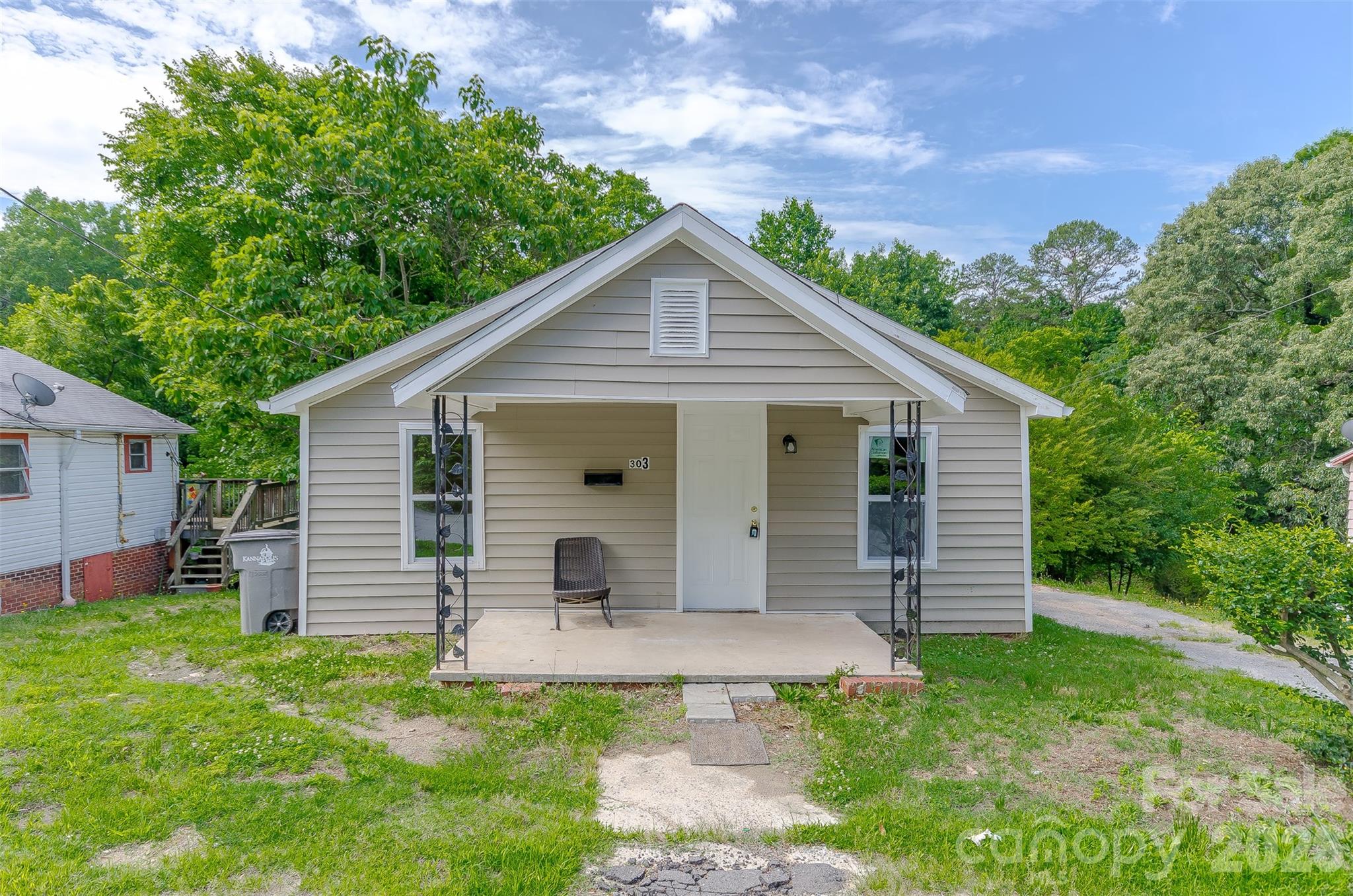 Great opportunity in Kannapolis! This one-story home features 3 bedrooms, 1 bathroom, a comfortable living room, dedicated laundry room, and a kitchen with an eat-in breakfast area. The property also includes a covered carport and a wooded backyard that offers privacy and a natural setting. Ideal for homeowners or investors, this home has a strong rental history with previous tenants paying between $1,390 and $1,450 per month over the last six years. Conveniently located near shopping, dining, downtown Kannapolis, and major highways. Don't miss this versatile property with excellent income-producing potential.