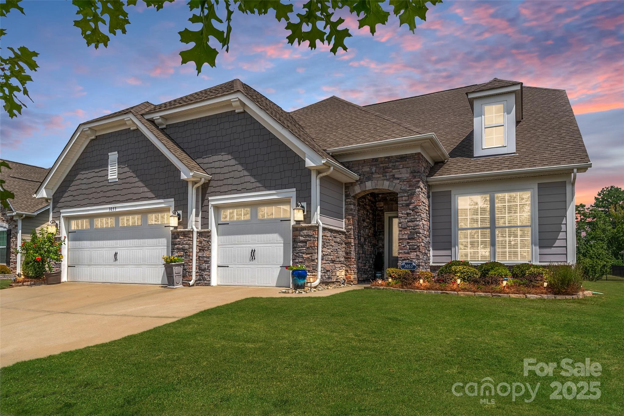 Come and take a look at this lovely home. The seller is offering up to  $10,000 to cover the Buyer's closing costs with an acceptable offer. This 3-car garage SMART HOME is located in the highly desirable 55+ Gated community of Tree Tops, with its own Lifestyle Director geared toward your pleasures and entertainment interests. You will take advantage of all the many Upgrades this beautiful home has to offer. This home features a full-house generator, a gas tankless water heater, a Ring doorbell, a front door keypad, pull-out kitchen shelves, a gourmet kitchen with beautiful white cabinets, an irrigation system, a retractable awning, vinyl windows in the sunroom, and an extended paver patio with a propane gas barbecue. Enjoy the Gas log fireplace in the living room as the Seasons' temperatures lower, making it ideal for entertaining. This home has been professionally painted throughout, and the carpets have also been professionally cleaned. Buyers are required to pay a full year's worth of HOA as the one-time Capital Contribution. A termite warranty is in place, in addition to two remaining years of warranty on the Generac Generator, and a remaining structural warranty until 2029. The Exterior was repainted in July 2024 as a claim with James Hardie. The Seller is providing a one-year Cinch Home Warranty to the buyer at closing. Enjoy the lifestyle of Tree Tops with the following resort style amenities that already in place:  Clubhouse with Fitness Center, Hobby and Game Rooms, resort-style pool, whirlpool, spa, patio and fire pit, Tennis, Pickleball, Bocce ball court, a lakefront  Amphitheater, 10-acre lake with kayaks, paved walkway around perimeter of lake, and an intimate village of activity cabins including the community post office. Tree Tops is conveniently located near retail shopping, restaurants, banks, and multiple healthcare providers. There are nearby parks and green spaces. There are also multiple areas for golf. Tree Tops is a preferred and highly sought-after 55+ Community with all it has to offer. There is an additional rear water faucet that is connected to the irrigation system, as well as a separate water meter for the irrigation system that does not have additional sewer charges. There are virtually staged photos to provide a realistic experience with this home.HOA Dues also cover lawn maintenance, edging, mowing, trimming, and shrubbery in the front yard. Virtually Staged Photos are used as part of the representation to provide a realistic experience of this lovely home.