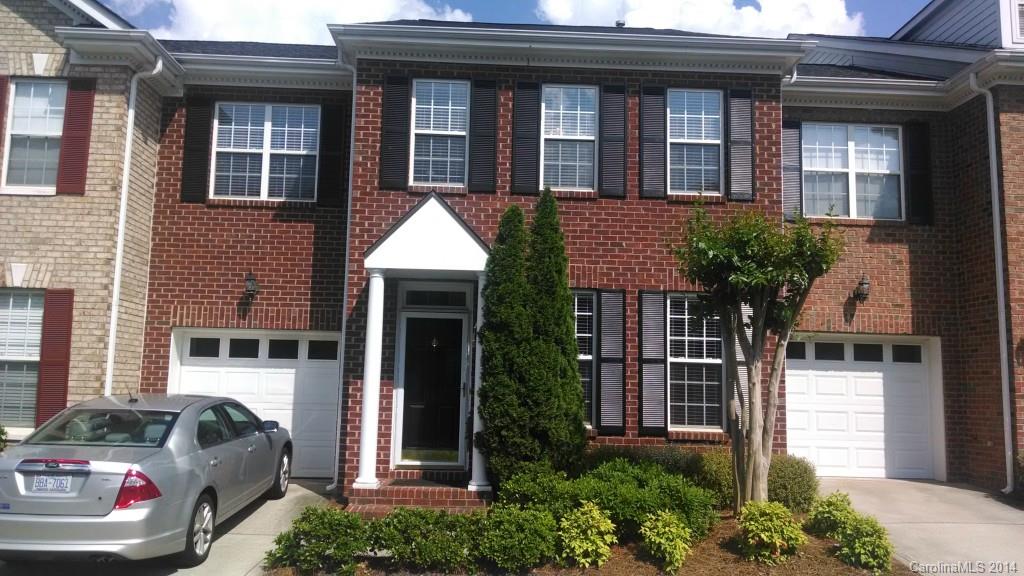 Beautiful townhome in Adair at Ballantyne. High ceilings, Gas log fireplace in living room. Formal Dining room, open kitchen with maple cabinets, island and breakfast area. Breakfast area opens to private enclosed patio. Very clean unit ready to move in. One car attached garage. Complex has community pool. Living room prewired for surround sound. Close to Ballantyne shopping center and area amenities.