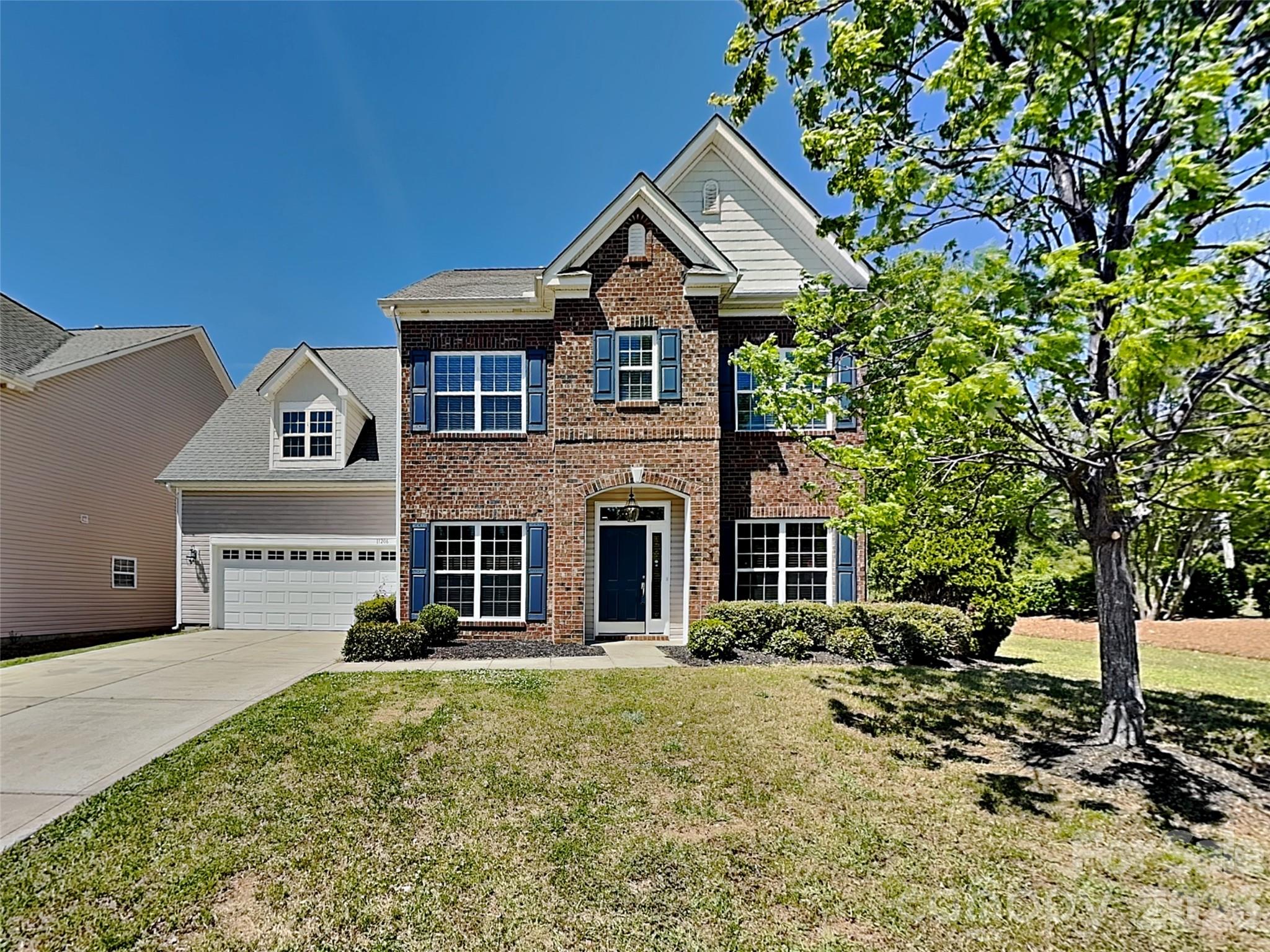 Welcome to 11206 Scottsman Trace Drive, a well-maintained 2-story home in Charlotte! This home offers 4 bedrooms, 3 full bathrooms, and a versatile bonus room ready for your personal touch. The main level features a spacious kitchen with granite counters and stainless steel appliances at the heart of the home, allowing for everyday living and easy entertaining throughout the open floorplan. Additional entertainment space can be found in the backyard or on the back patio. Schedule your tour today!