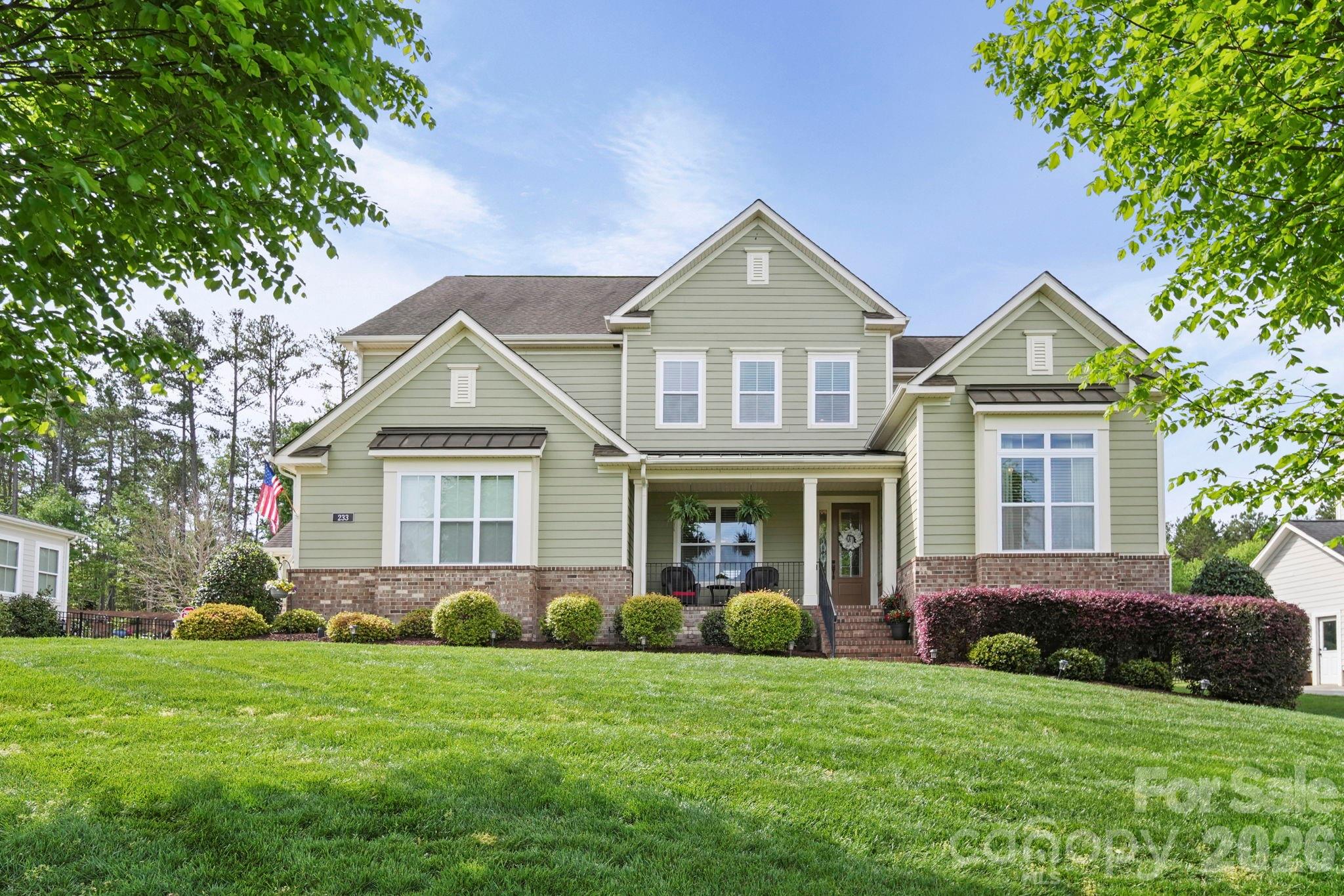 Stunning 2.5-story, 4,377 sq. ft. Monterey floorplan by Standard Pacific situated on a private ½-acre wooded lot in The Forest at Fort Mill. This spacious 5/6BR, 5.5BA home offers exceptional flexibility and upgraded living throughout. The main level features a formal dining room, private study, and a desirable guest suite. The gourmet kitchen is the centerpiece of the home, showcasing a 10.5-foot island with seating for five, 5-burner gas cooktop, wood hood, double ovens, abundant cabinetry, custom pantry and an extended breakfast area with French doors leading to the paver patio. The kitchen flows seamlessly into the family room—ideal for everyday living and entertaining.

The second level includes an expansive primary suite with a spa-inspired bath, three additional bedrooms (each with access to a full bath), a spacious loft, and a conveniently located laundry room pre-plumbed for utility sink.  The third floor with a full bath and walk in closet offers outstanding versatility as a bonus room, media room, home office, or teen suite with walk in closet. 

Outdoor living shines with a screened and covered back deck, paver patio, and a private, wooded backyard offering shade and natural privacy. Irrigation system on separate meter with Rainbird Smart app and weather sensor. Pool Drawing photos have been uploaded for reference.

Located in the Catawba Ridge High School zone and convenient to downtown Fort Mill, Ballantyne, Waxhaw, and Highway 521 amenities. A rare combination of square footage, layout, upgrades, and lot size—this home is a must-see.