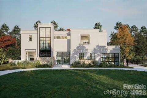 Exceptional new construction To Be Built home in the heart of Myers Park. This home boasts a luxurious open floor plan with expansive living spaces and a seamless flow, designed for both everyday comfort and effortless entertaining. One guest bedroom with ensuite found on the main level, with the Primary bedroom up, accompanying two more beds/bath. Out back you will find a spacious covered porch and luxurious pool paired with an optional bonus/entertainment space above the garage for endless enjoyment. No HOA! Owner to be apart of the design process, making the home and space your own! No details overlooked - loaded with high quality finishes. Convenient to shopping, dining, Southpark, Uptown, & much more! Myers Park High School. TWO lot options - one facing Wendover and one facing Vernon.
