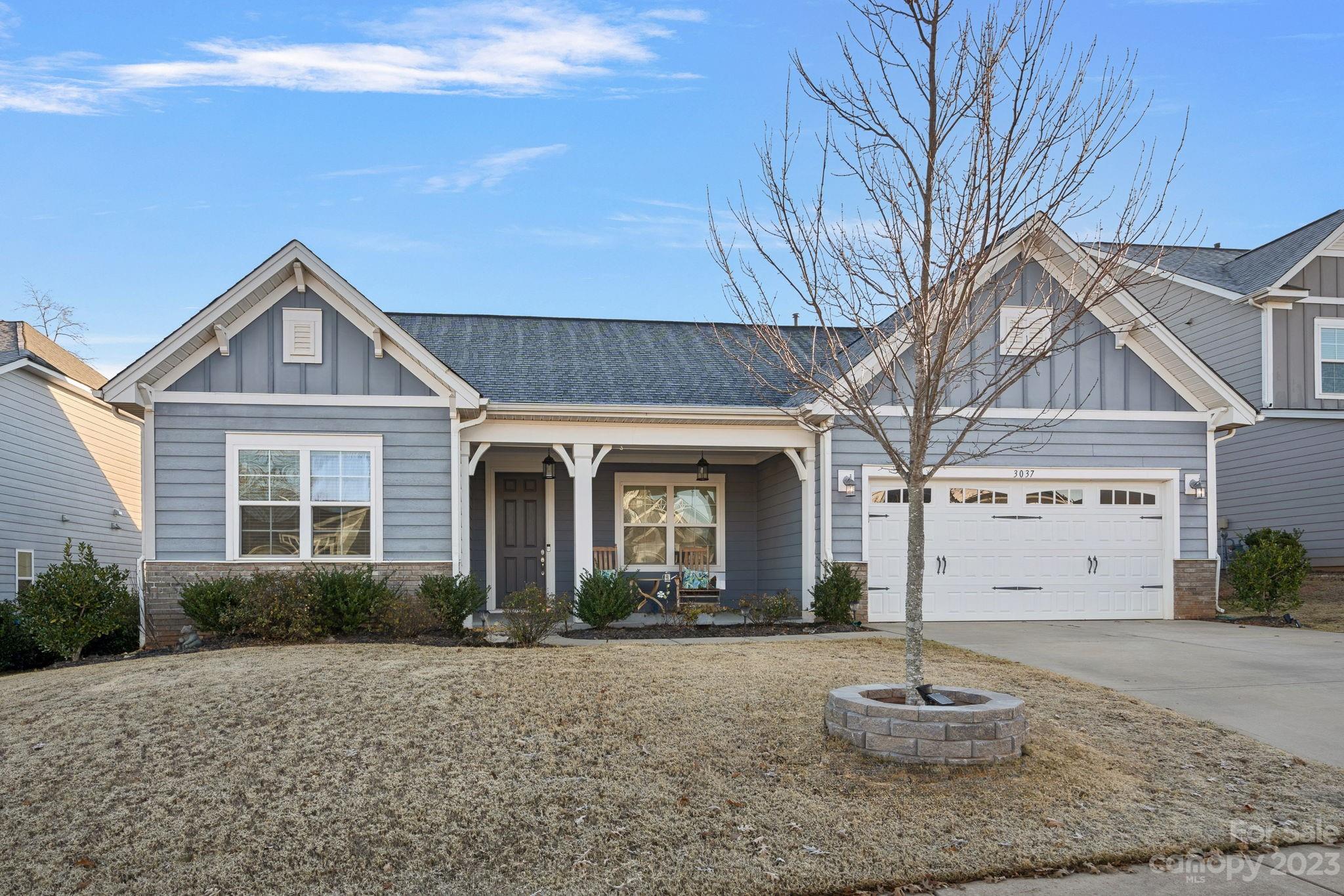 3 BR, 2 1/2 BA ranch with lots of upgrades - flex space, with barn doors, perfect for office or play area. Large ALL SEASON room (non heated - 21x10), large PAVER PATIO (18x30) with gas fire pit, sitting wall, bump out grilling area with (natural gas connection) & integrated patio lighting. Breakfast room beaming with natural sunlight, large family room with fireplace. Primary with tray ceiling, custom shades, large walk in shower & closet. Great layout - split floor plan, BR 2 & 3 share a Jack & Jill bath. Half BA off living area, laundry room with utility sink/shelving. 2 car garage with BONUS GARAGE storage space (121 sq. ft.). Tranquil location, central to marinas, Seven Oaks Trail, Lake Wylie, Belmont, airport & all shopping needs. Daniel Stowe Botanical Gardens across the street. Floor Plan in attachments.