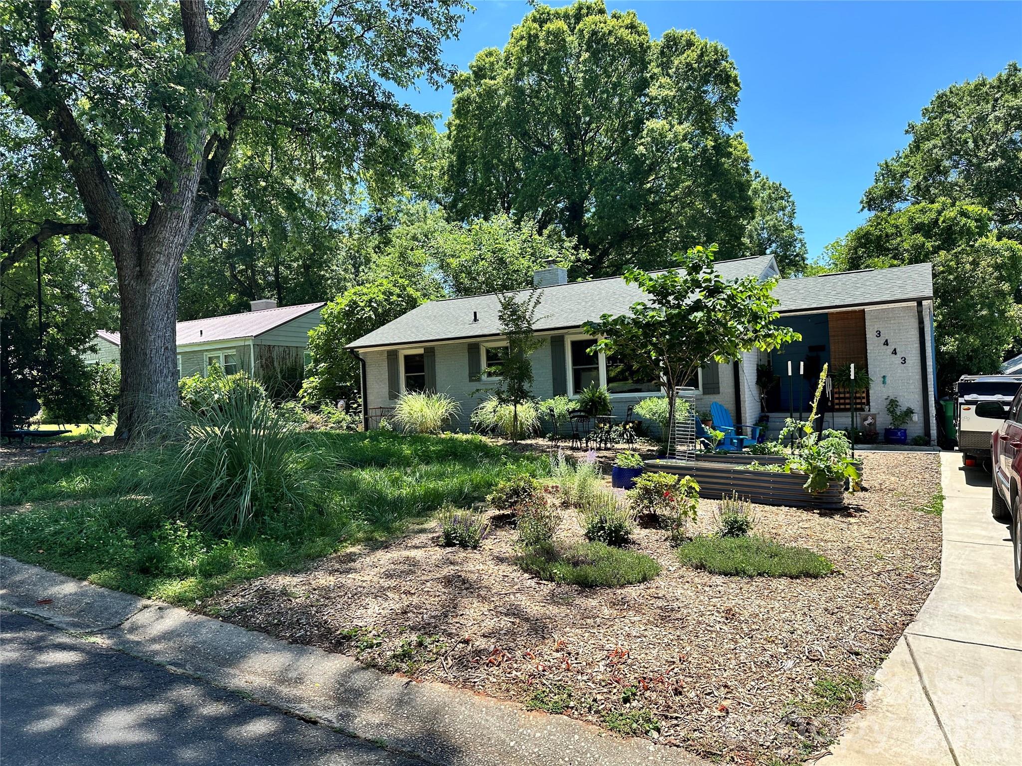 Meticulously renovated and maintained home in beautiful & highly desirable Plaza-Shamrock community. Move in ready 3BR/1BA bungalow w/lovingly crafted and readily usable outdoor space. Roof, all appliances are around 5 - 6 years old. HVAC is 1 year old with newest SEER requirements. Additional wiring features professionally installed and sewer significantly updated all the way to the street. Big window feature at den bathes the home in natural light and the smart plan allows bedroom and/or office flexibility. Exemplary, rebuilt elementary and classic high school are literal walking distance! NoDa & Plaza-Midwood adjoin the cozy neighborhood offering scores of food, drink & entertainment experiences. Most existing furniture can remain as negotiable. Terrific home for first timers, new and/or grand parents, transitional, etc. Huge, fenced backyard with delightful canopy lining the perimeter. Tenant occupied, so please reach out for verified appointment. Get to this one soon before this it slips away!