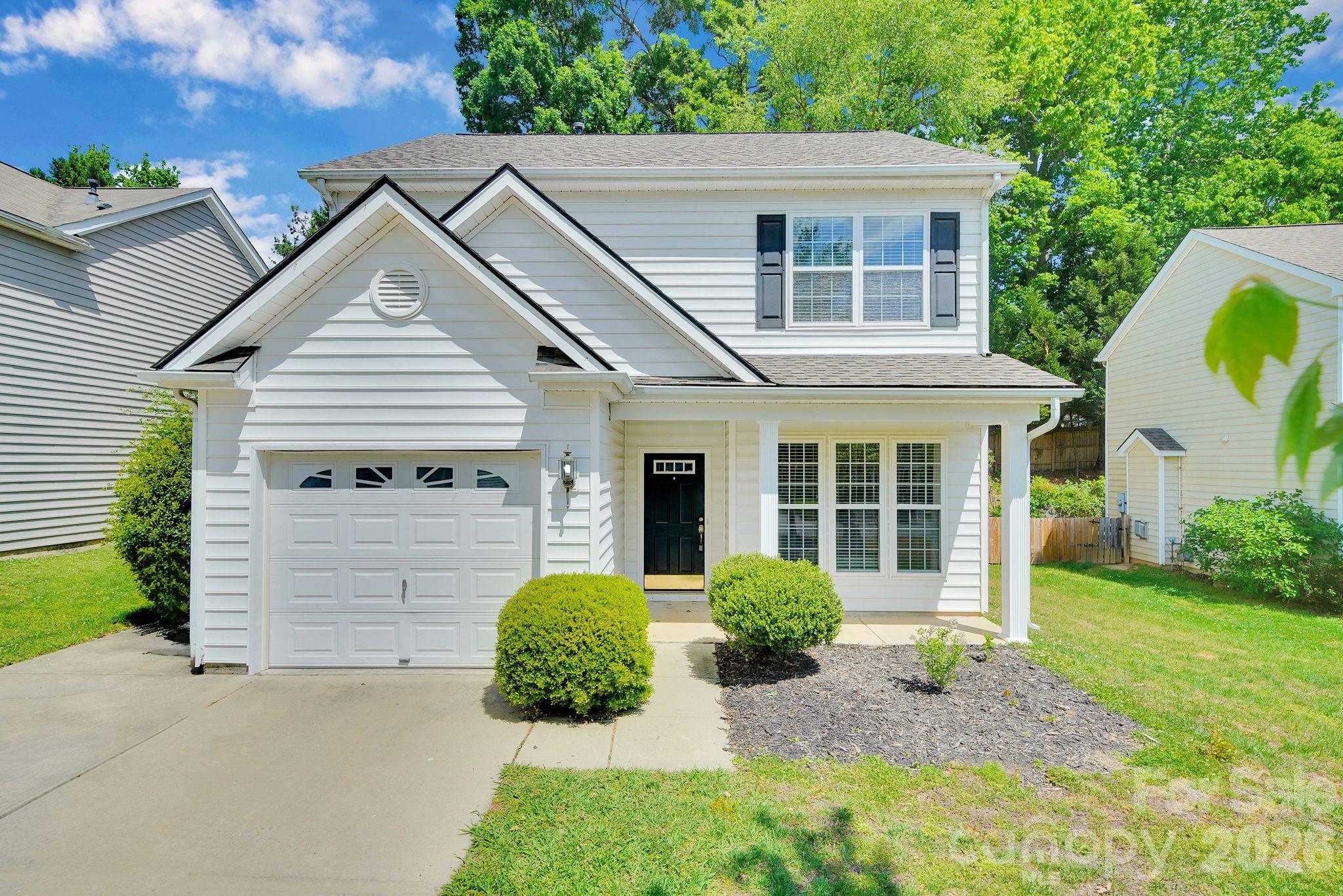 This beautifully designed 3 Bedroom, 2.5 Bath home offers a perfect blend of comfort, style, and functionality. Featuring an open floor plan, the main living areas flow seamlessly together, enhanced by elegant bamboo flooring that adds warmth and sophistication throughout. The inviting family room serves as the heart of the home, complete with a cozy fireplace, ideal for relaxing evenings or gathering with guests. The kitchen is thoughtfully laid out with a central island, providing ample space for meal prep, casual dining, and entertaining. Just off the kitchen, a formal dining room offers a more refined setting for special occasions. The spacious primary suite is a true retreat, featuring a large walk-in closet and a luxurious En-suite bath. The Bathroom includes a soaking tub, separate shower, and dual sinks, creating a spa-like atmosphere. Two additional bedrooms share a convenient Jack-and-Jill bathroom; one of the bedrooms includes its own walk-in closet, adding extra storage and comfort. 
Additional highlights include a one-car garage and a privacy-fenced backyard, perfect for outdoor enjoyment, pets, or quiet relaxation and the roof is only four years old. Waterstone Pool in Walking distance!