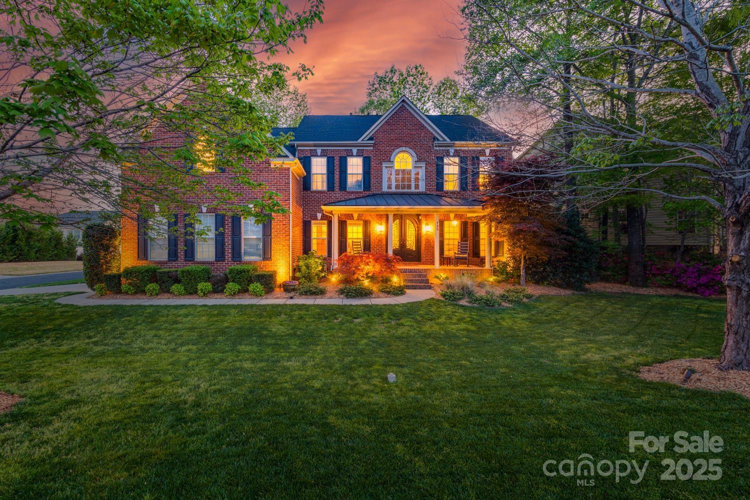 Welcome to a Fallbrook Classic! This stunning home, situated on a beautiful landscaped corner lot, is brick on three sides. Features of this home make it perfect for almost any buyer. Custom double arched 8 ft. iron doors make for an elegant entrance. The refinished hardwood floors tie the entire home together. The prof grade appliances make the kitchen a chefs delight. Space for double ovens if needed. Family room, kitchen, and sunroom area are perfect for entertaining large groups. Sunroom overlooks the spacious/private backyard w/ recently updated deck & new paver patio w/ built-in gas-fed grill & sitting wall. Private office w/ french doors. All 4 bedrooms are upstairs, plus a large media/play room. Recently updated 1/2 ba, laundry room, and primary shower add to this homes character and charm. Fresh paint throughout most of the home. Side load garage. 6ft black aluminum fence. Upgraded landscape lighting. Come add your personal touch to make this home your own!