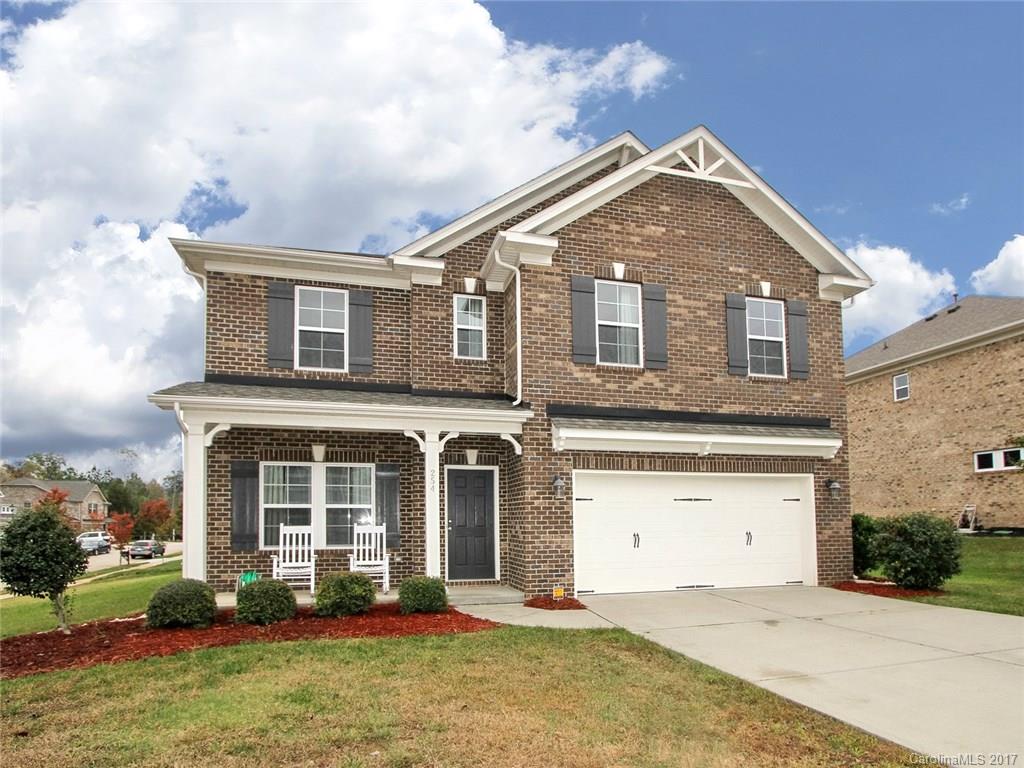 This gorgeous, energy efficient, all brick, 5 bed, 3 full bath home boasts a large kitchen, bedroom & full bath on the main floor, a large loft & irrigation system...all on a corner lot! Large entry opens to the formal living/dining area w/tray ceiling. Kitchen features granite counter tops, tiled back splash, hardwood floors & stainless appliances. Upstairs has a luxury master suite with separate tub, shower and large walk-in closet. Community features a pool & an additional playground area!