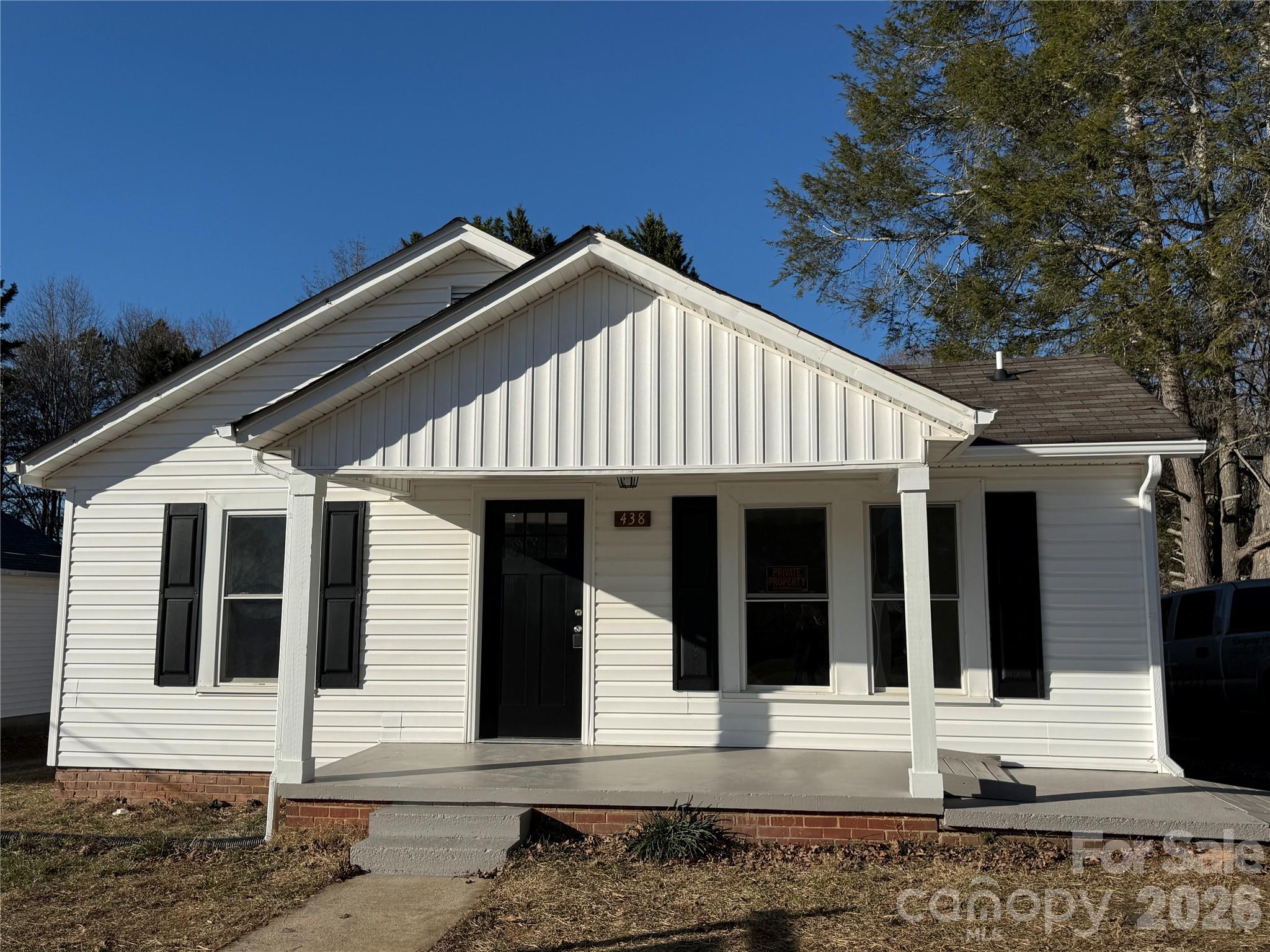 Step into modern, one-level living with this stunningly remodeled gem at 438 Pop Davis Rd in Taylorsville, NC! Thoughtfully reimagined from top to bottom, this 3-bedroom, 2-bath home is a masterpiece of style, comfort, and convenience. The brand-new kitchen shines with contemporary finishes, while the sleek tile showers, fresh flooring, and vibrant paintwork breathe new life into every corner. And with everything on a single level, accessibility and ease are built right in.

Step outside to a newly added patio, perfect for morning coffee or evening gatherings. Nestled within walking distance of Taylorsville’s charming downtown, you’ll enjoy easy access to parks, outdoor concerts, the beloved Rustic Roast Coffee Shop, a splash pad, an event center, local dining spots, medical facilities, and so much more. All this, with the peaceful vibe of small-town living just an hour from Charlotte Douglas International Airport. Don’t miss this rare blend of modern updates, one-level living, and unbeatable location—your dream home awaits! NEW ROOF 2026