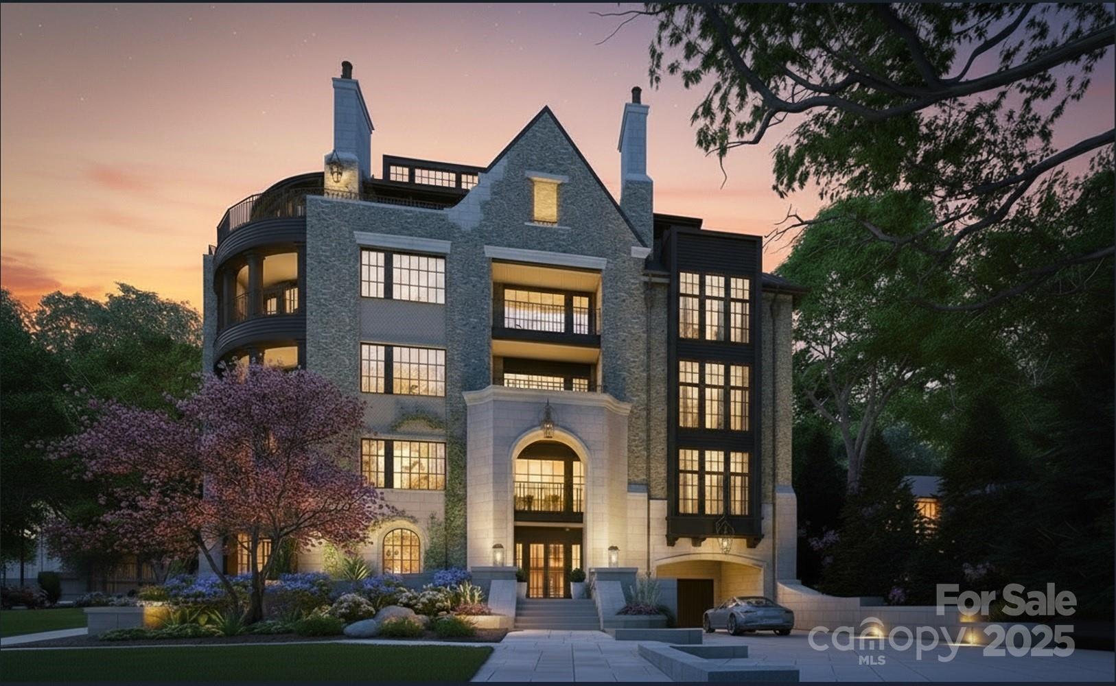 Myers Park has long stood as one of Charlotte’s most iconic neighborhoods a sanctuary of tree-lined boulevards, timeless architecture, and proximity to the city’s most cherished institutions. Its streets tell a story , a narrative that continues to inspire. Within this coveted setting, 2129 Queens Road West introduces a new chapter, one that pairs the prestige of location with the simplicity of a lock-and-leave lifestyle. Thoughtfully designed to harmonize with its historic surroundings, this boutique community redefines effortless living. With only 13 residences, each spanning 2,958 to 4,111 square feet, these homes embody a delicate balance: old-world artistry complemented by sleek, tailored millwork that anchors every space in modern precision. Two side-by-side parking spaces in a secure, gated garage ensure convenience without compromise. From private balconies, take in the views of Myers Park Country Club, its lush fairways, and the shimmering skyline of Uptown Charlotte. This is a daily reminder that beauty and vibrancy are always within reach. Clean-lined silhouettes and understated ornamentation reinterpret classical European influences through a contemporary lens, creating interiors that feel both timeless and distinctly now.